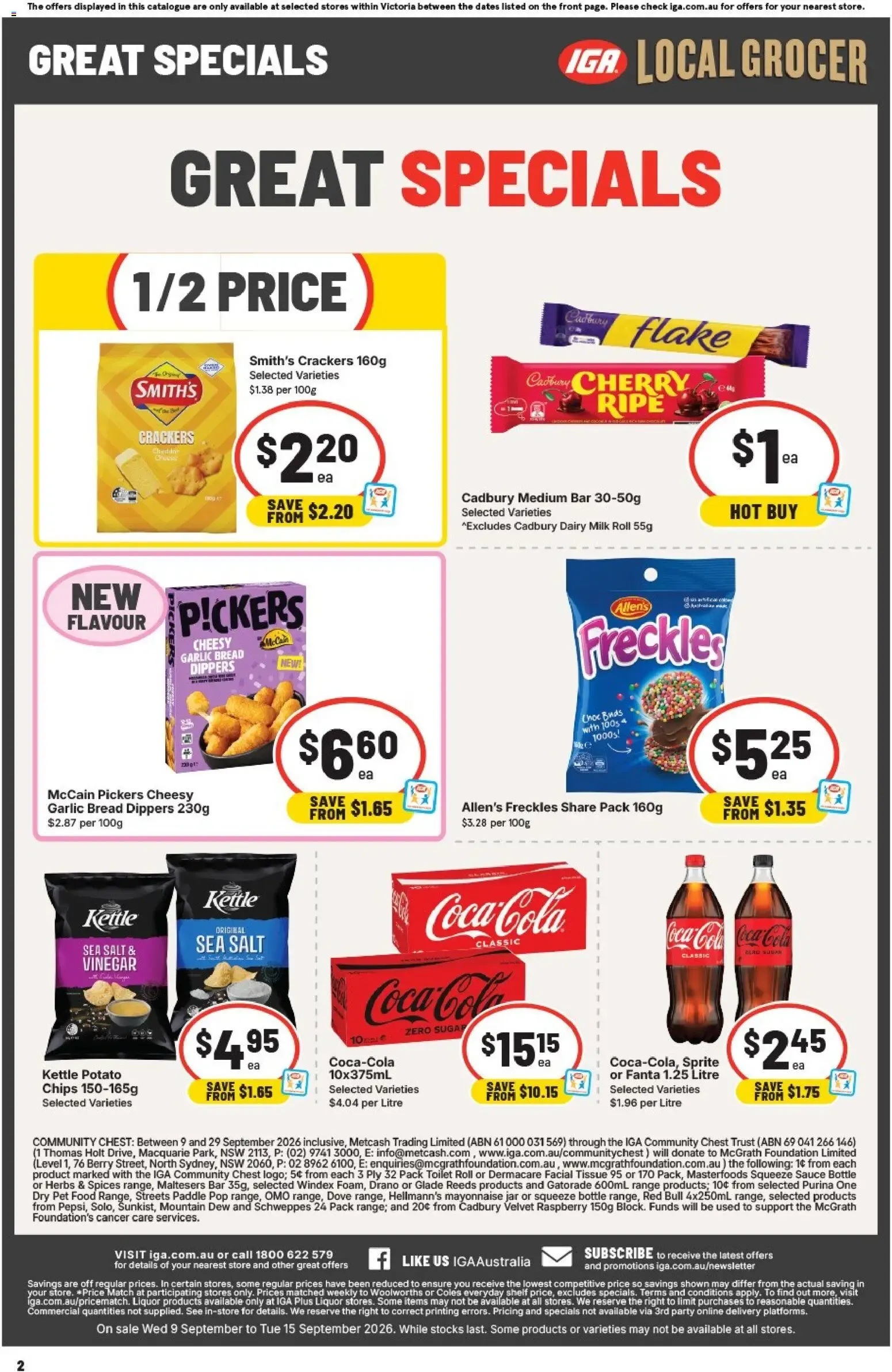 IGA Local Grocer: Great Saves and Local Faves - Catalogue valid from 9 September to 15 September 2026 - page 3