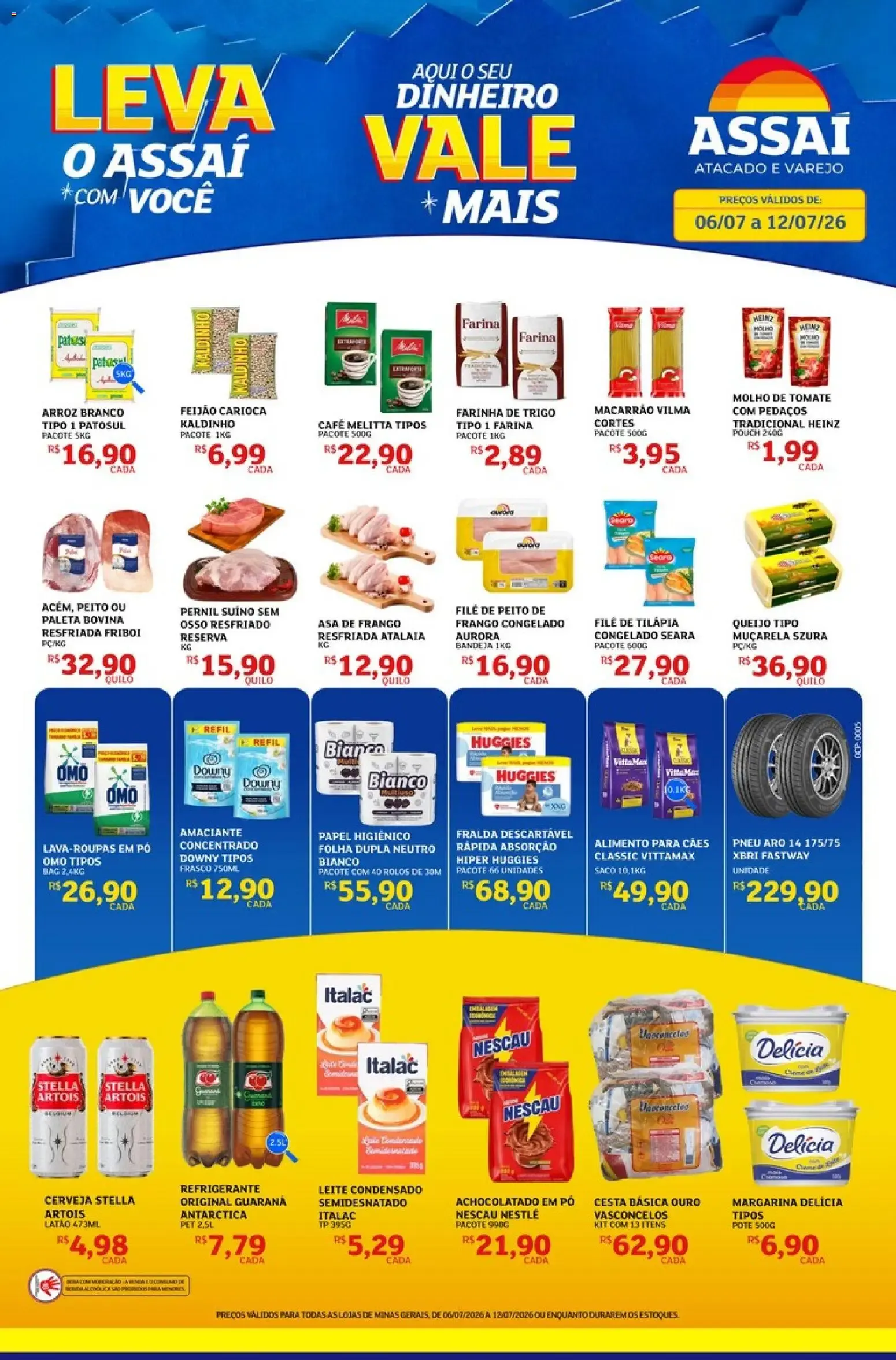 Encarte de Assaí Atacadista ofertas - MG de 06/07/2026 | Promoções Online 6 de julho até 12 de julho 2026 - Pagina 1