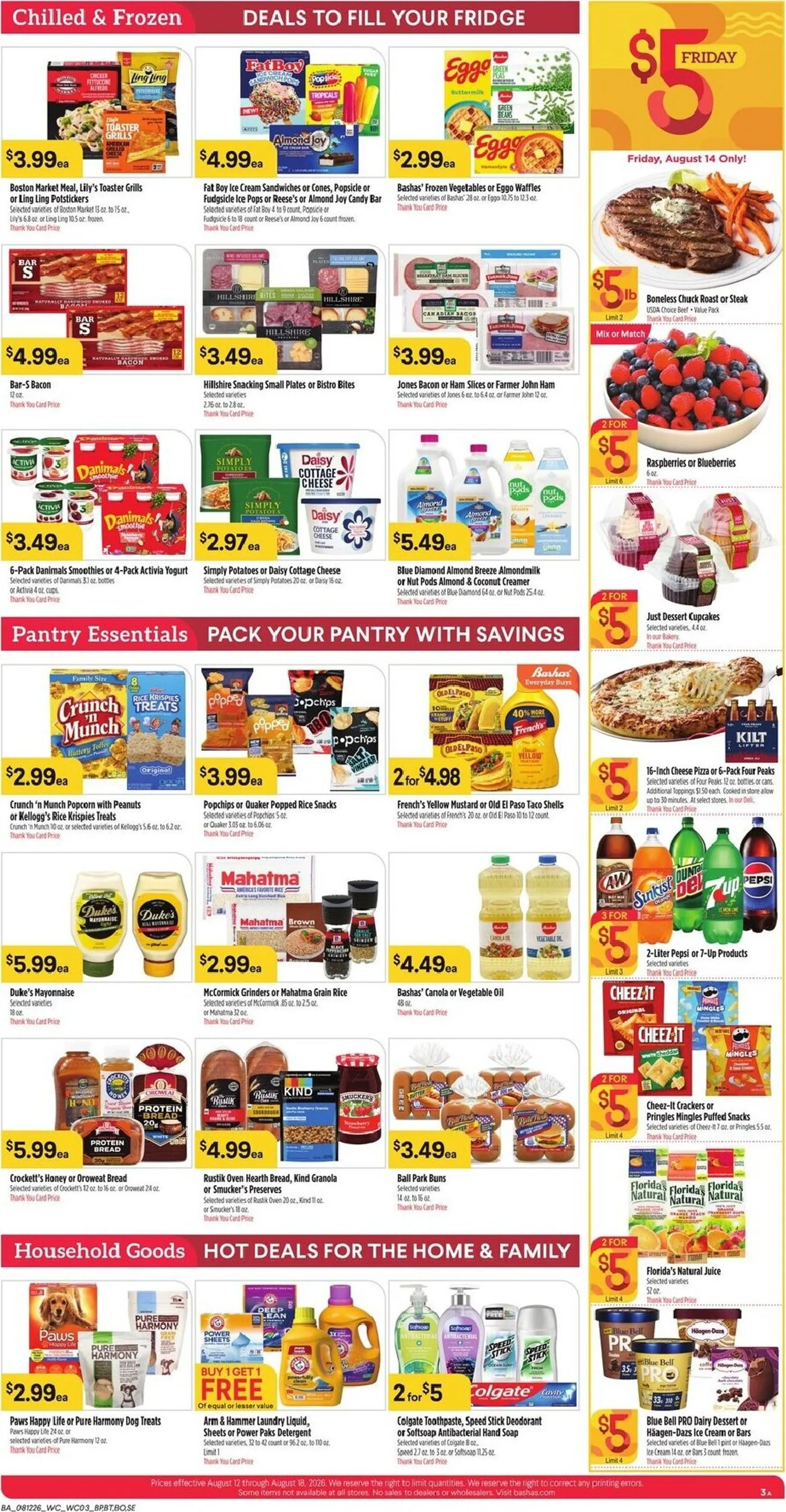 Weekly ad Current Bashas' leaflet valid from Wednesday 08/12/2026 to Tuesday 08/18/2026 from August 12 to August 18 2026 - Page 3