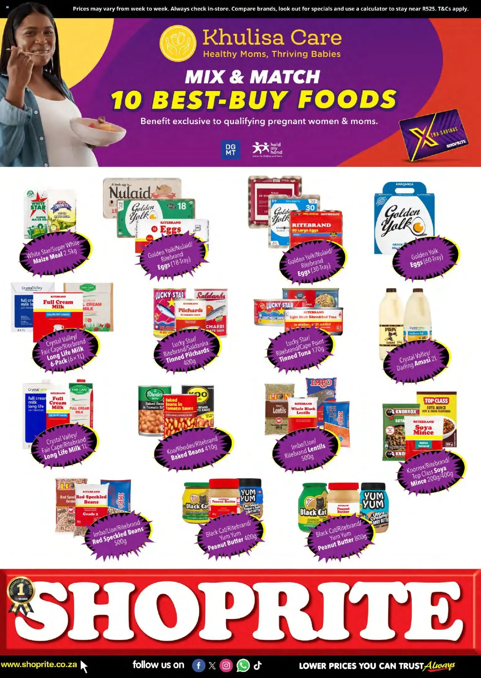 Shoprite - Western Cape - Khulisa Care Best-Buy Foods (01/07/2026 - 30/08/2026) → Online Catalogue from 1 July to 30 August 2026 - Catalogue Page 1