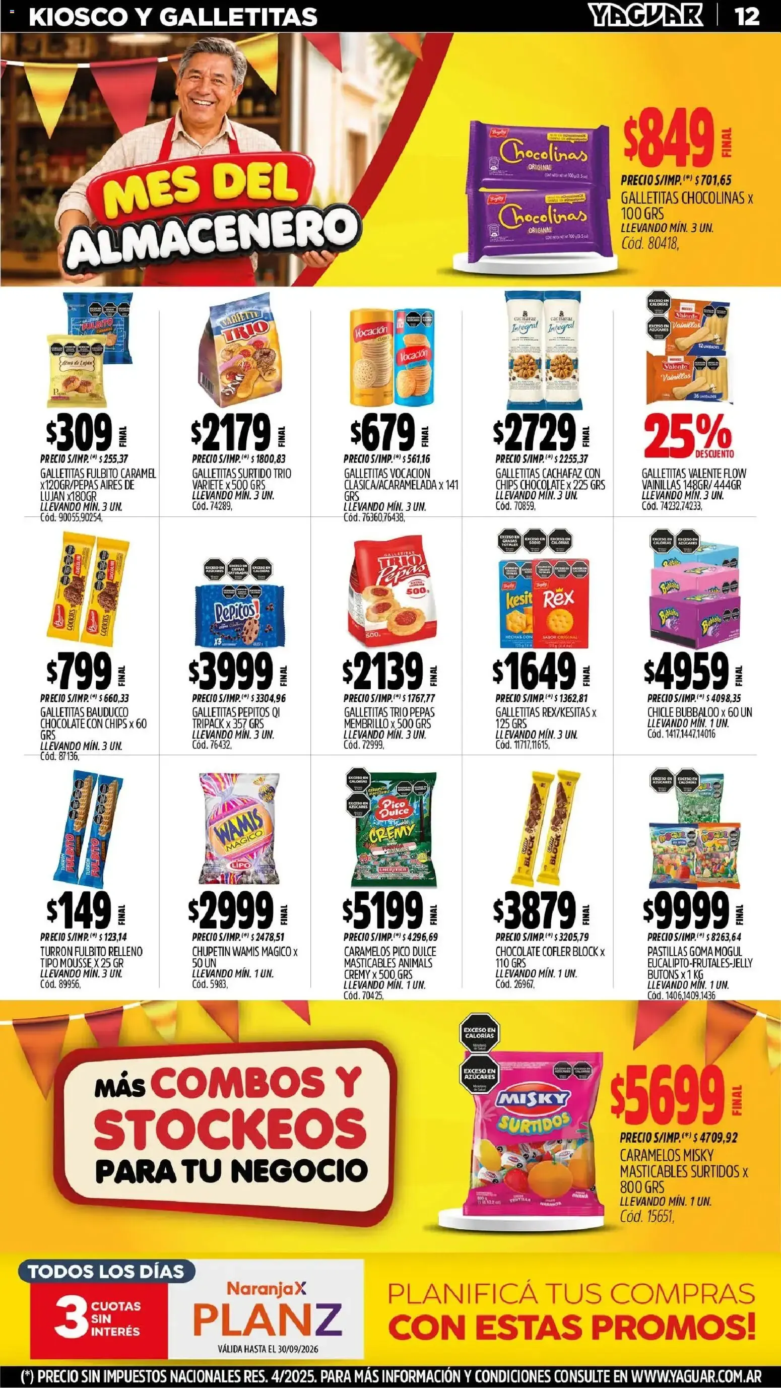 Ofertas de Mayorista Yaguar - Mes del Almacenero - Exclusivo para Salta 31 de agosto al 6 de septiembre 2026 - Página 13 del catálogo