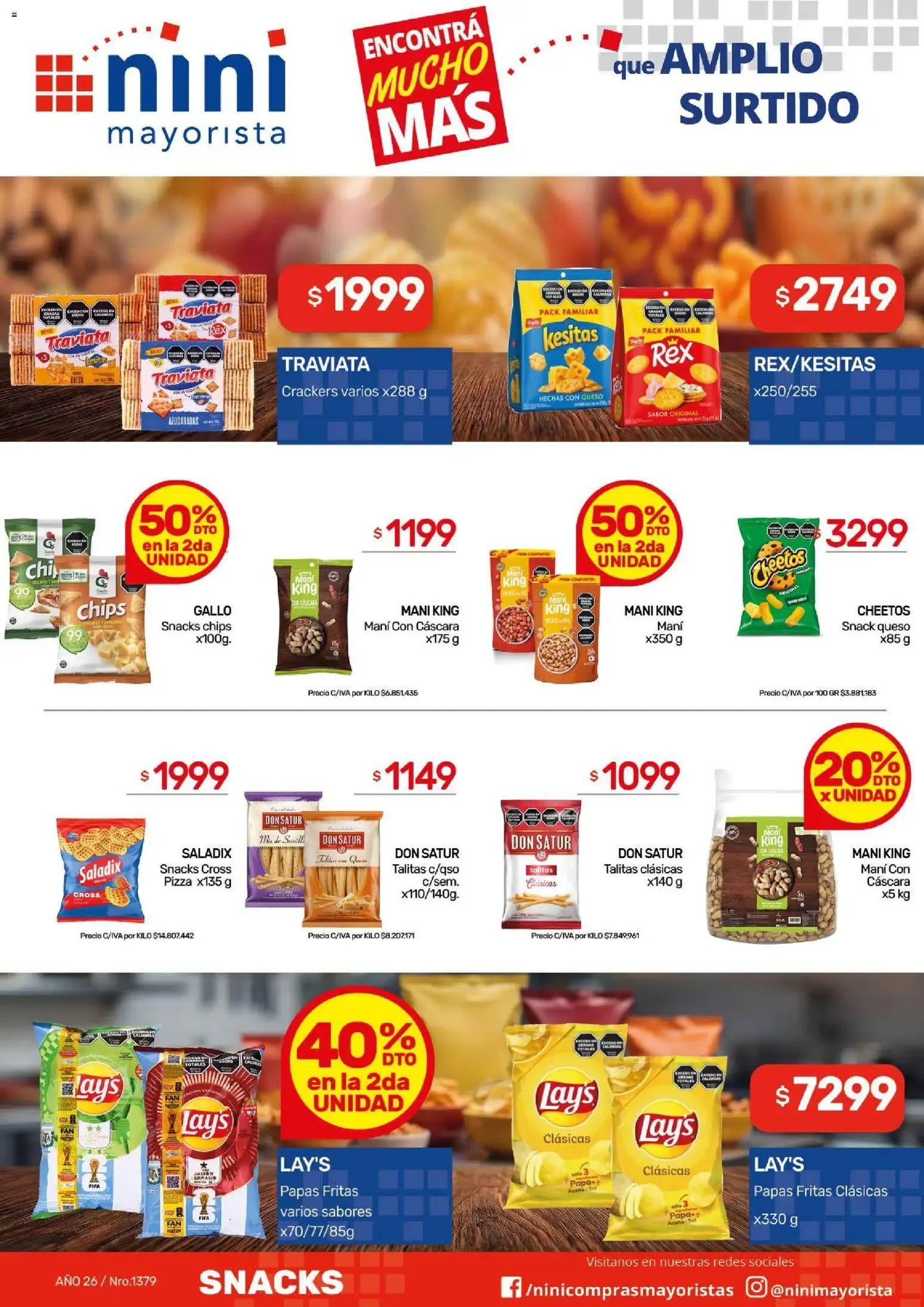 Ofertas de NINI Mayorista catálogo del 28/09/2026 - 04/10/2026 28 de septiembre al 4 de octubre 2026 - Página 23 del catálogo
