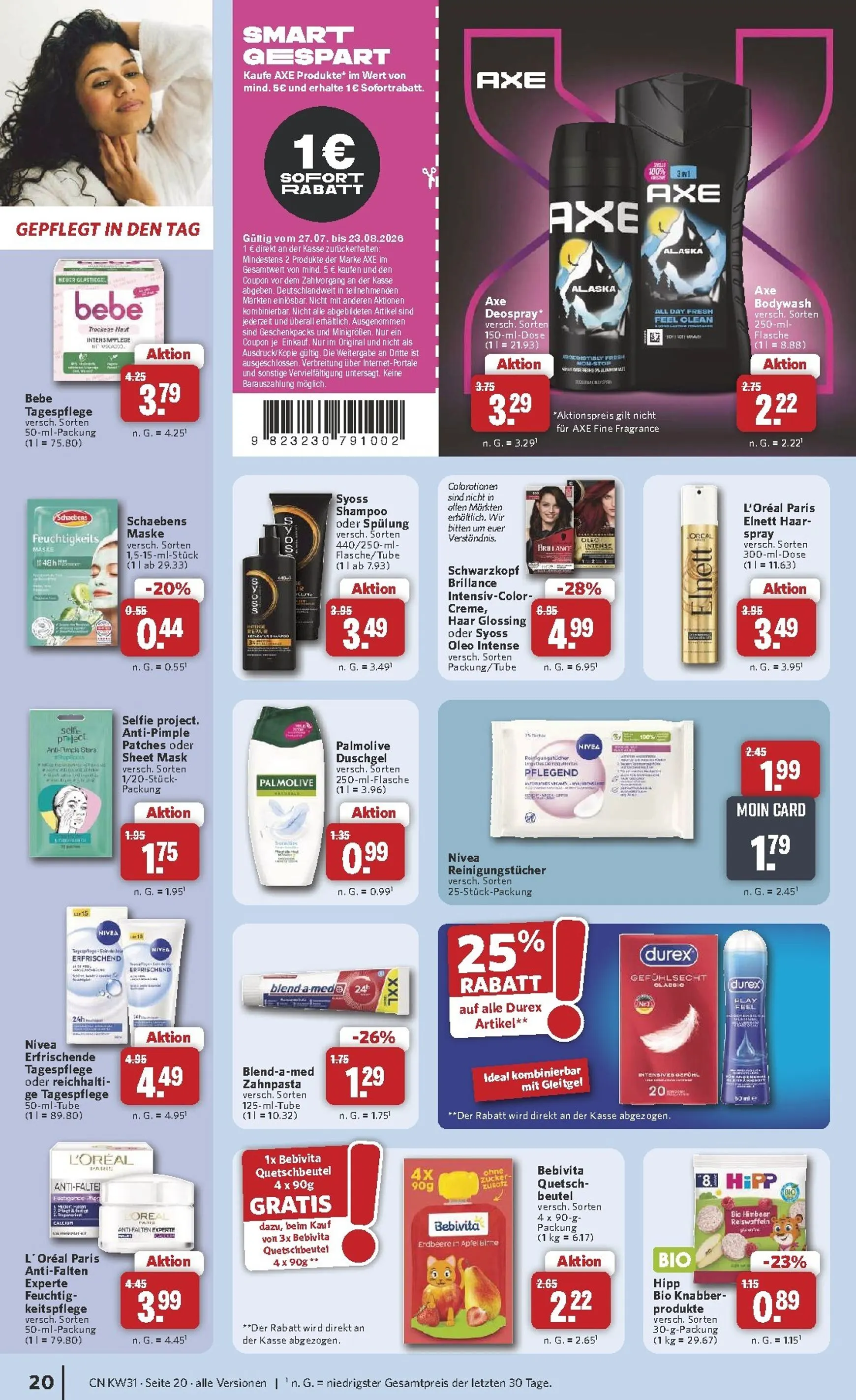 Combi Prospekt – von Montag 27.07.2026 bis Samstag 01.08.2026 von 27. Juli bis 1. August 2026 - Prospekt seite 22