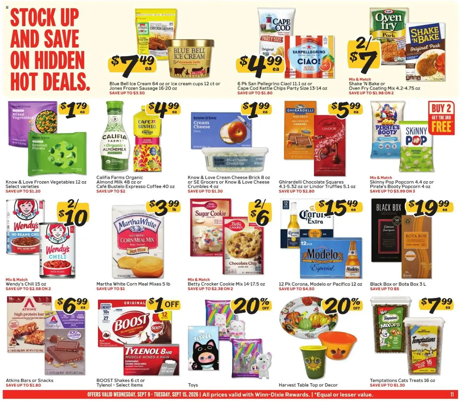 Weekly ad Winn Dixie Weekly Ad (09/09 - 09/15 2026) - Flyer from September 9 to September 15 2026 - Page 11