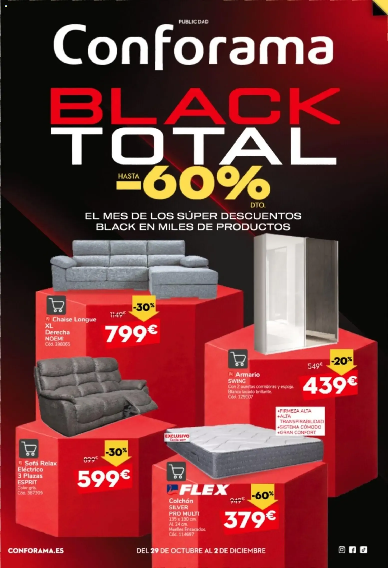 Conforama BLACK TOTAL