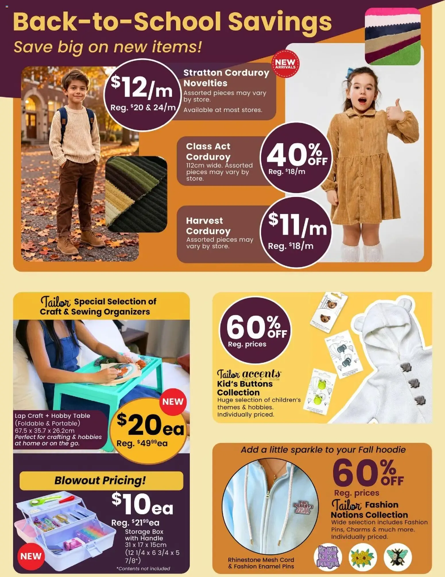 BACK TO Sewing SAVINGS from September 1 to September 30 2026 - flyer page 12
