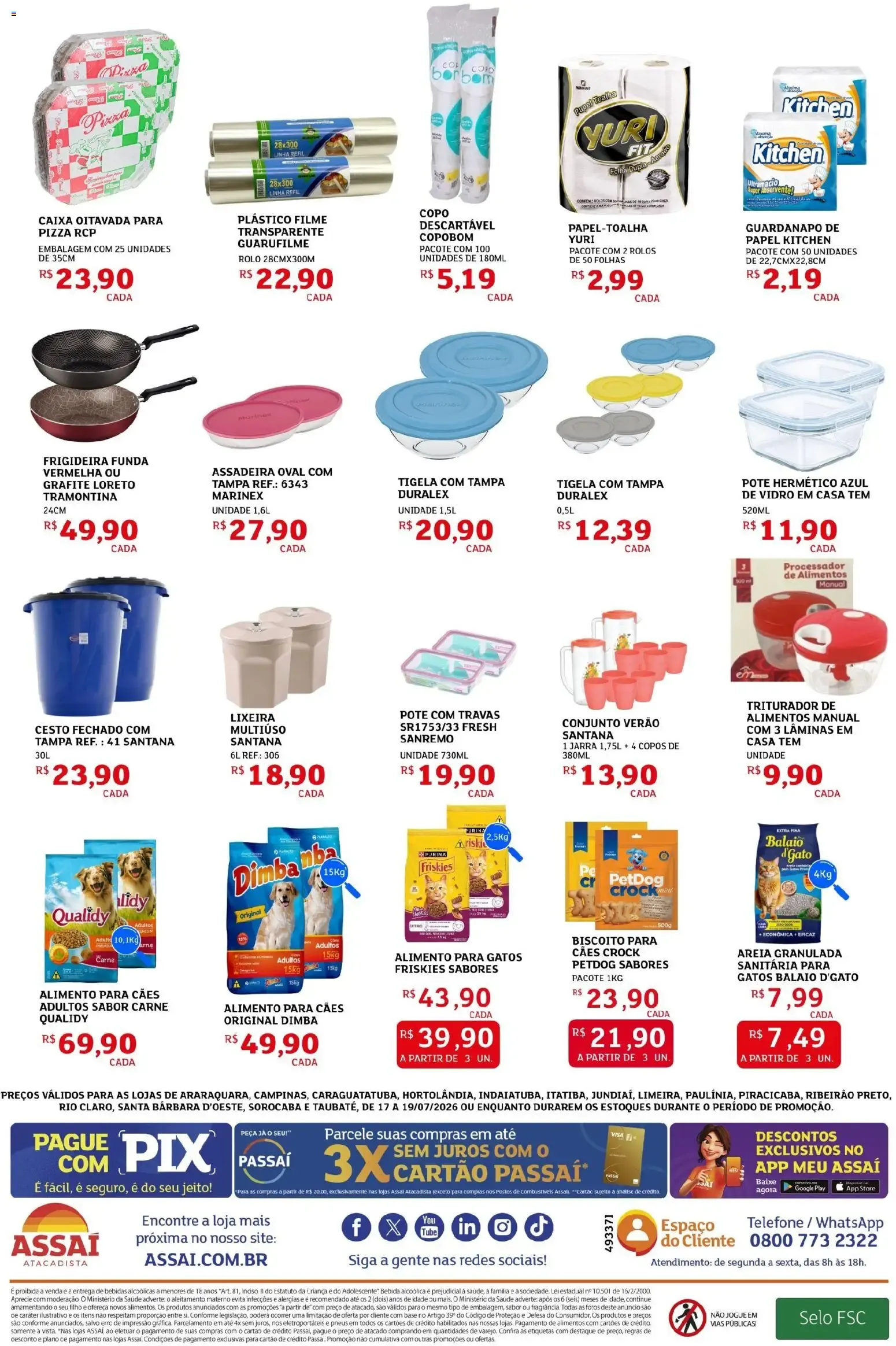 Encarte de Assaí Atacadista ofertas - SP de 17/07/2026 | Promoções Online 17 de julho até 19 de julho 2026 - Pagina 4