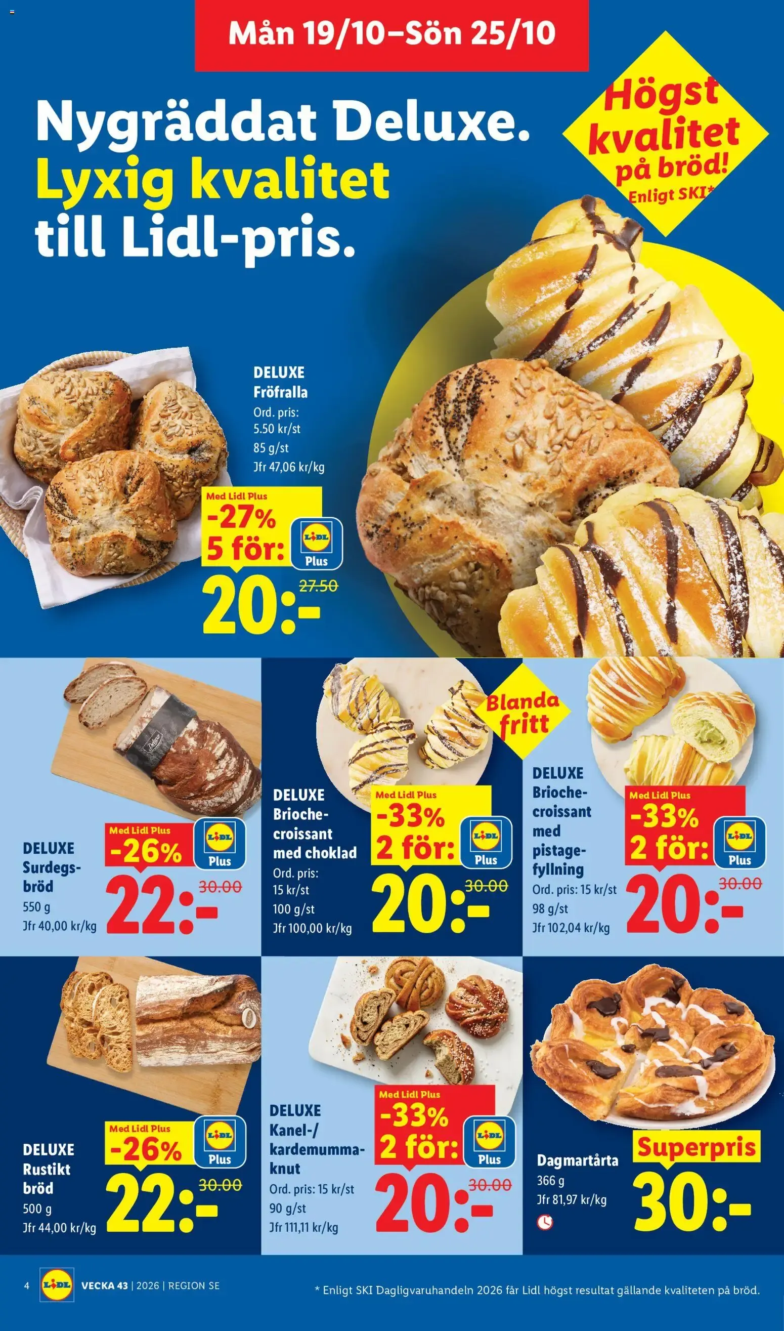 Lidl erbjudanden från 19/10/2026 - 25/10/2026 > Reklamblad nuvarande rabatter från 19 oktober till 25 oktober 2026 - Reklamblad sidor 4
