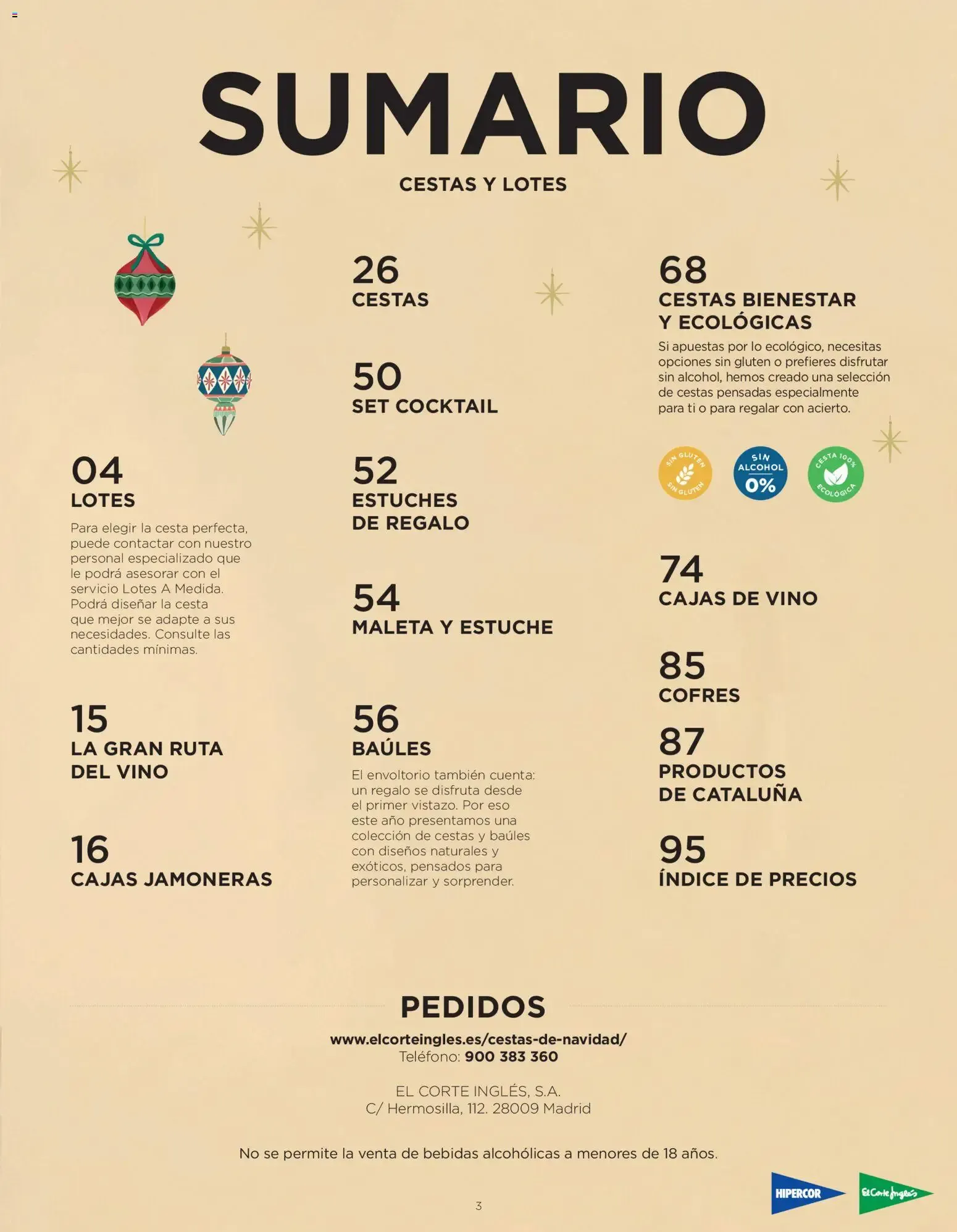 Catálogo de Hipercor - Cestas de Navidad Cataluňa del 08/10/2026 | folleto 8 de octubre al 5 de enero 2027 - Página 3