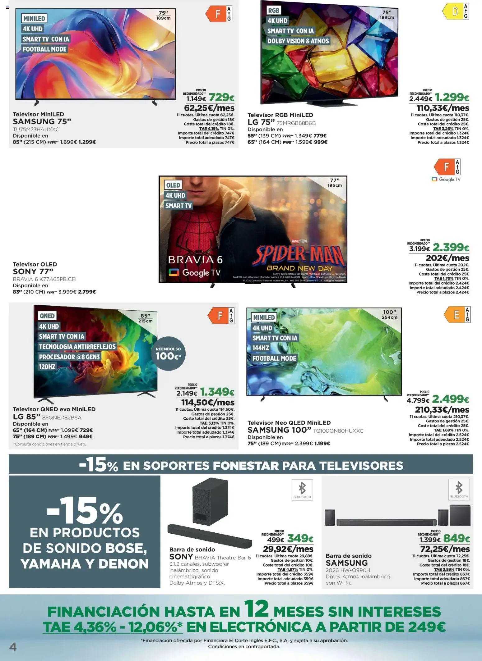 Catálogo de El Corte Inglés Los Tecnoprecios 26/10/2026 │Catálogo 26 de octubre al 1 de noviembre 2026 - Página 4