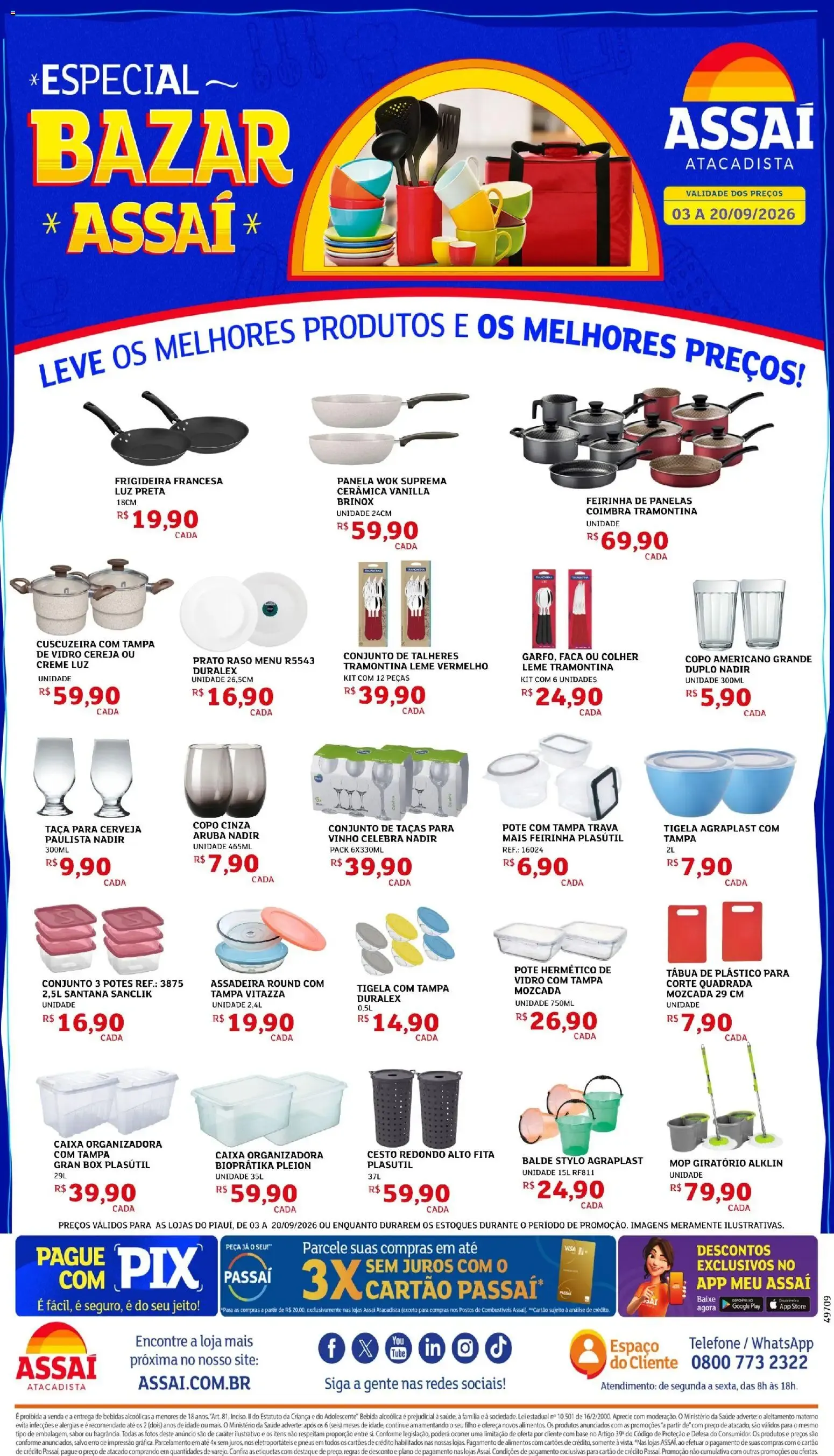 Encarte de Especial Bazar Assaí 3 de setembro até 20 de setembro 2026 - Pagina 1