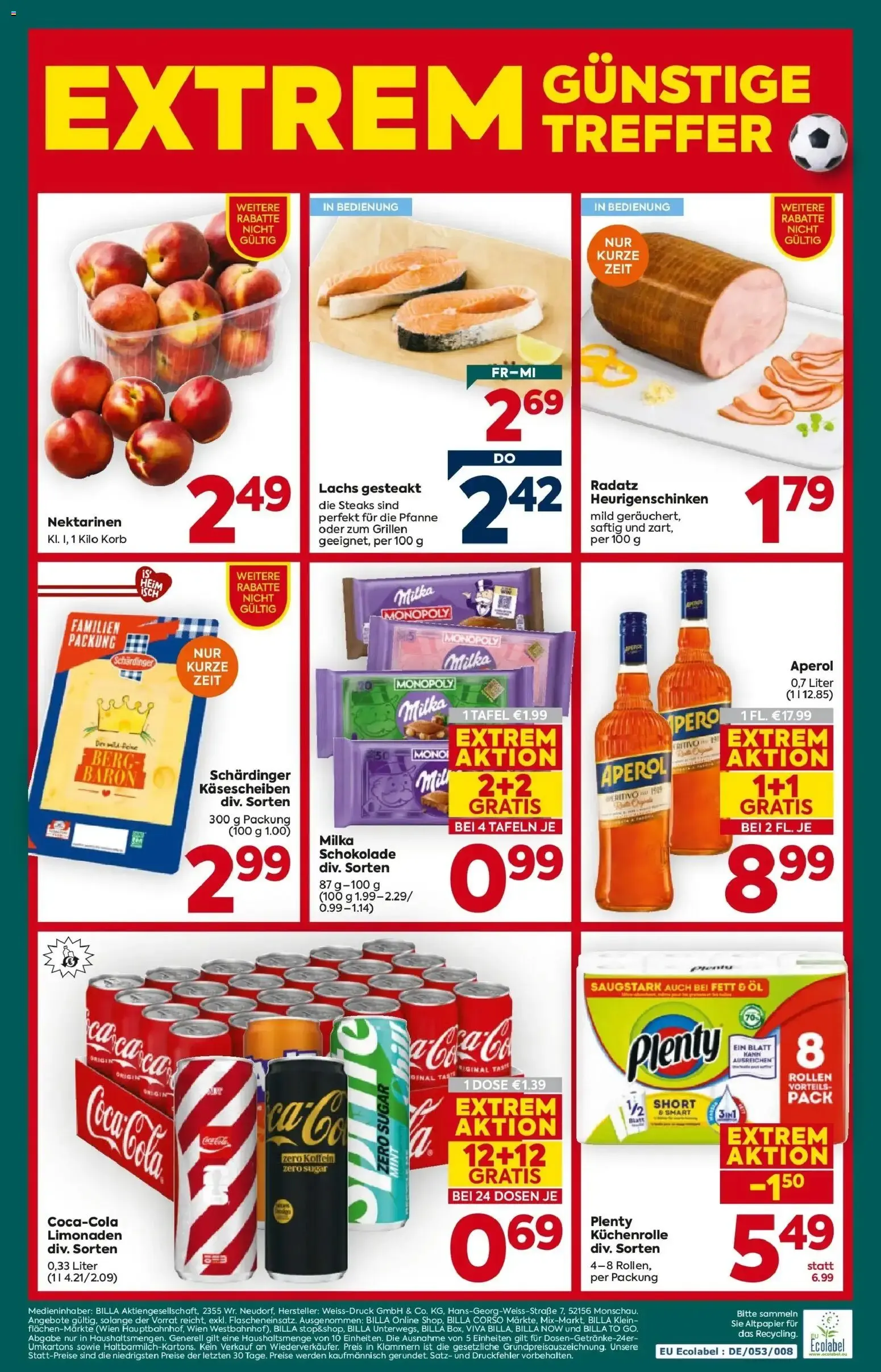 Billa Plus Flugblatt - Wien von 25.06.2026 - Aktuelle Angebote von 25. Juni bis 30. Juni 2026 - Flugblätt seite  16