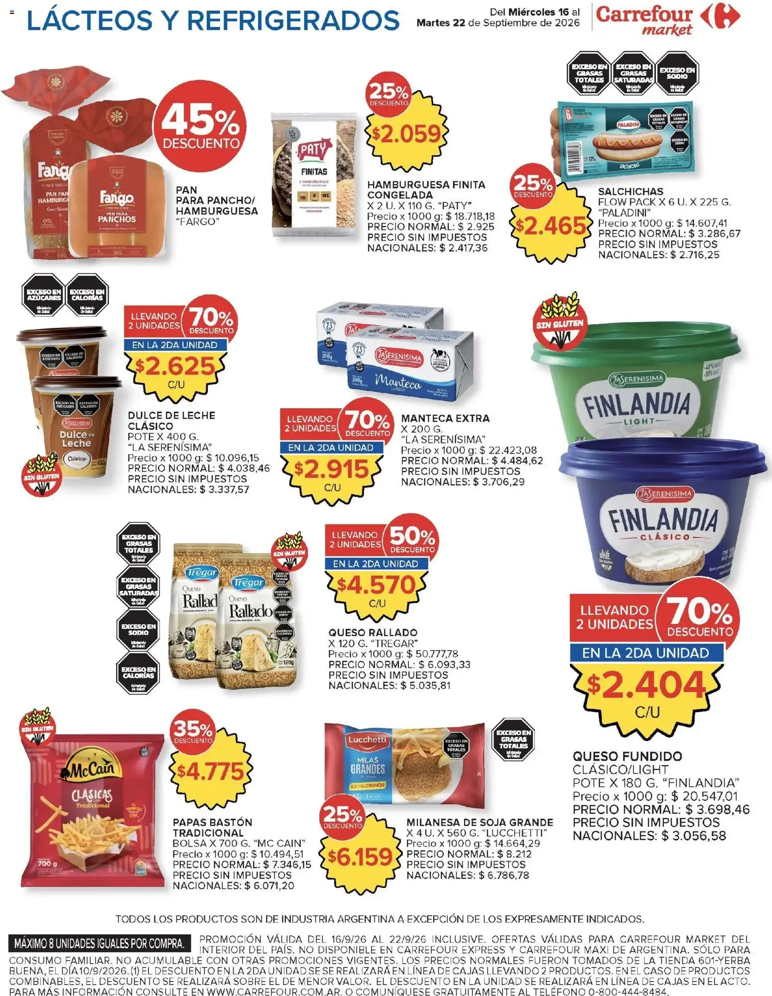 Ofertas de Carrefour Ofertas || del 16/09/2026 - 22/09/2026 || Promociones 16 de septiembre al 22 de septiembre 2026 - Página 40 del catálogo