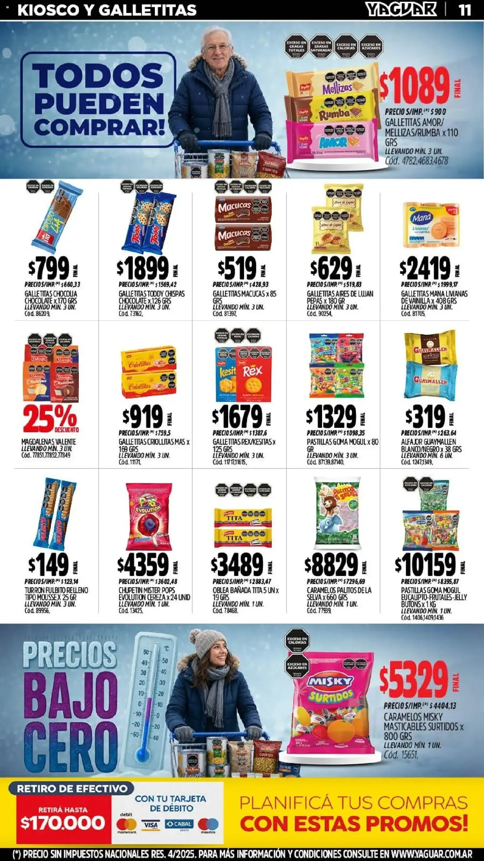 Ofertas de Mayorista Yaguar - Precios Bajo Cero 27 de julio al 2 de agosto 2026 - Página 13 del catálogo