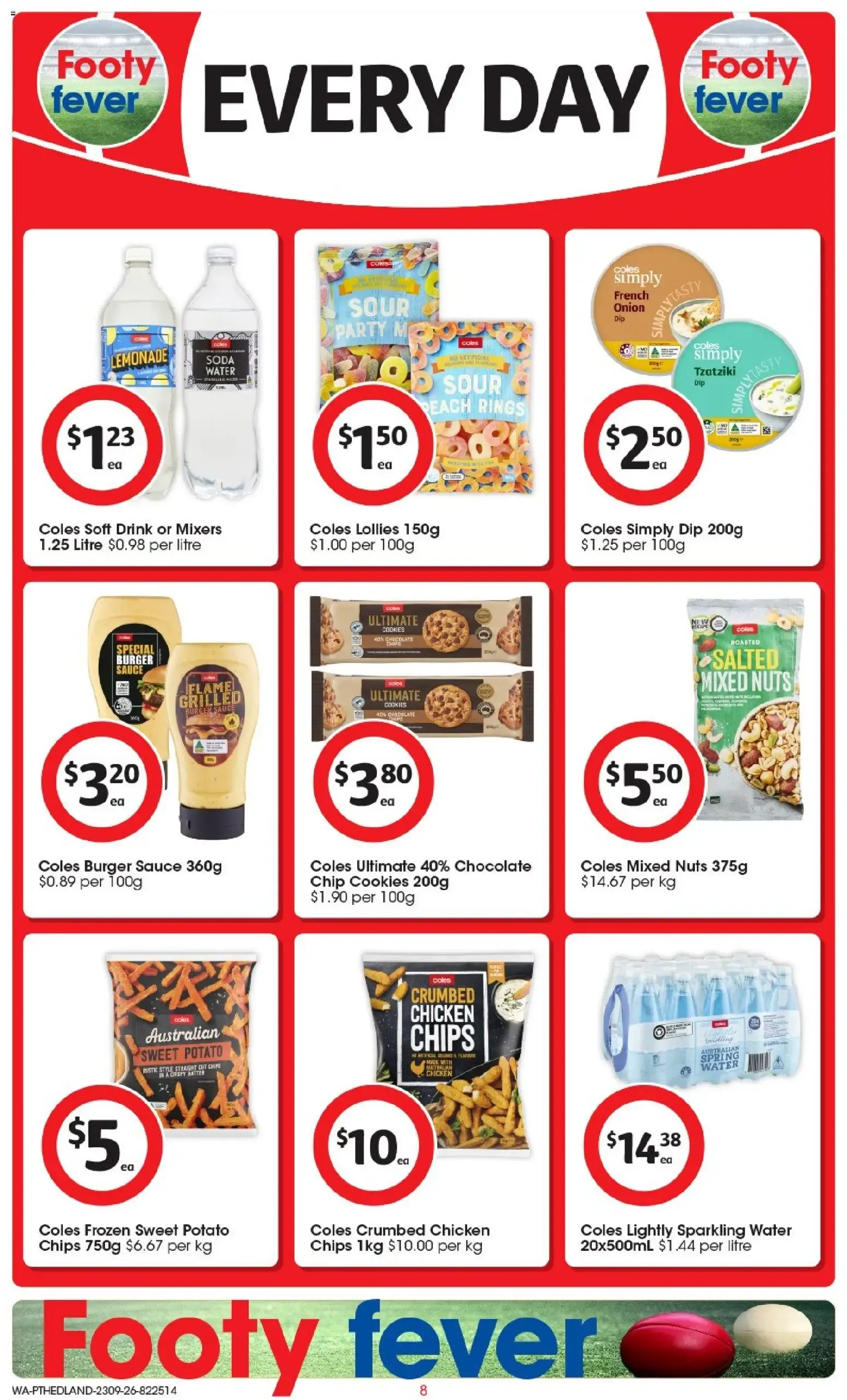 Coles | Footy fever - Catalogue valid from 23 September to 29 September 2026 - page 8