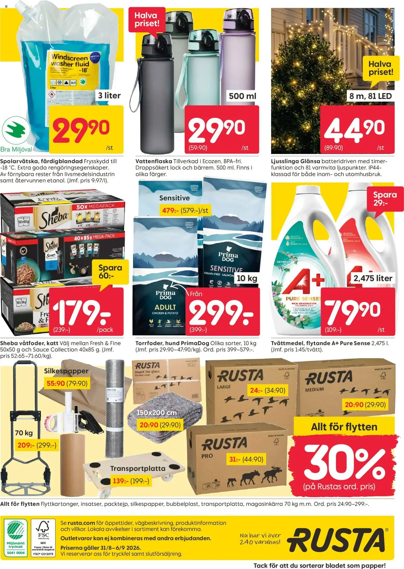 Rusta erbjudanden från 31/08/2026 - 06/09/2026 > Reklamblad nuvarande rabatter från 31 augusti till 6 september 2026 - Reklamblad sidor 16