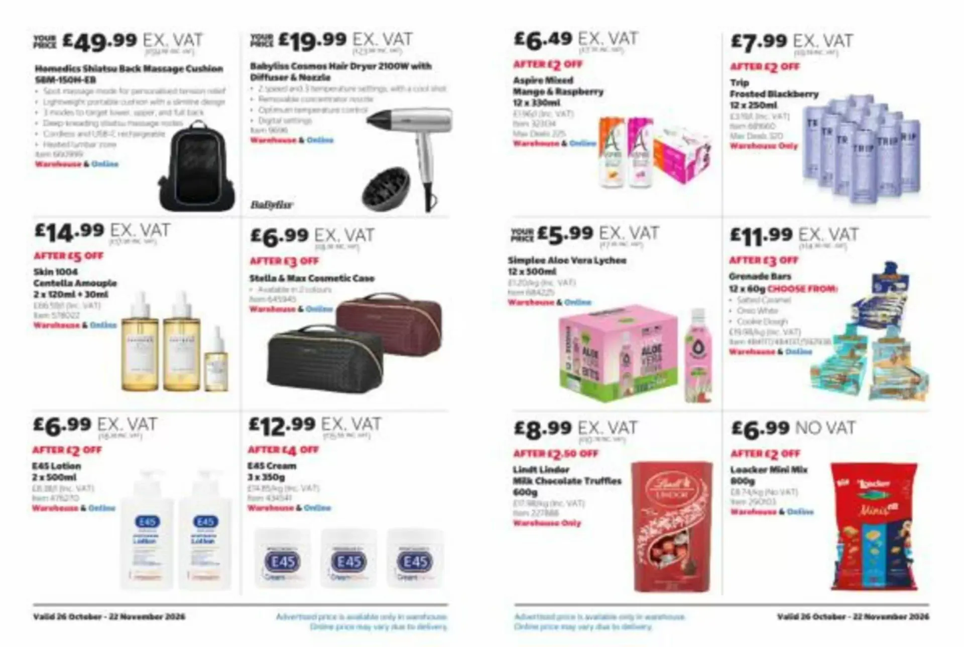 Costco leaflet from 26 October to 22 November 2026 - Catalogue Page 8