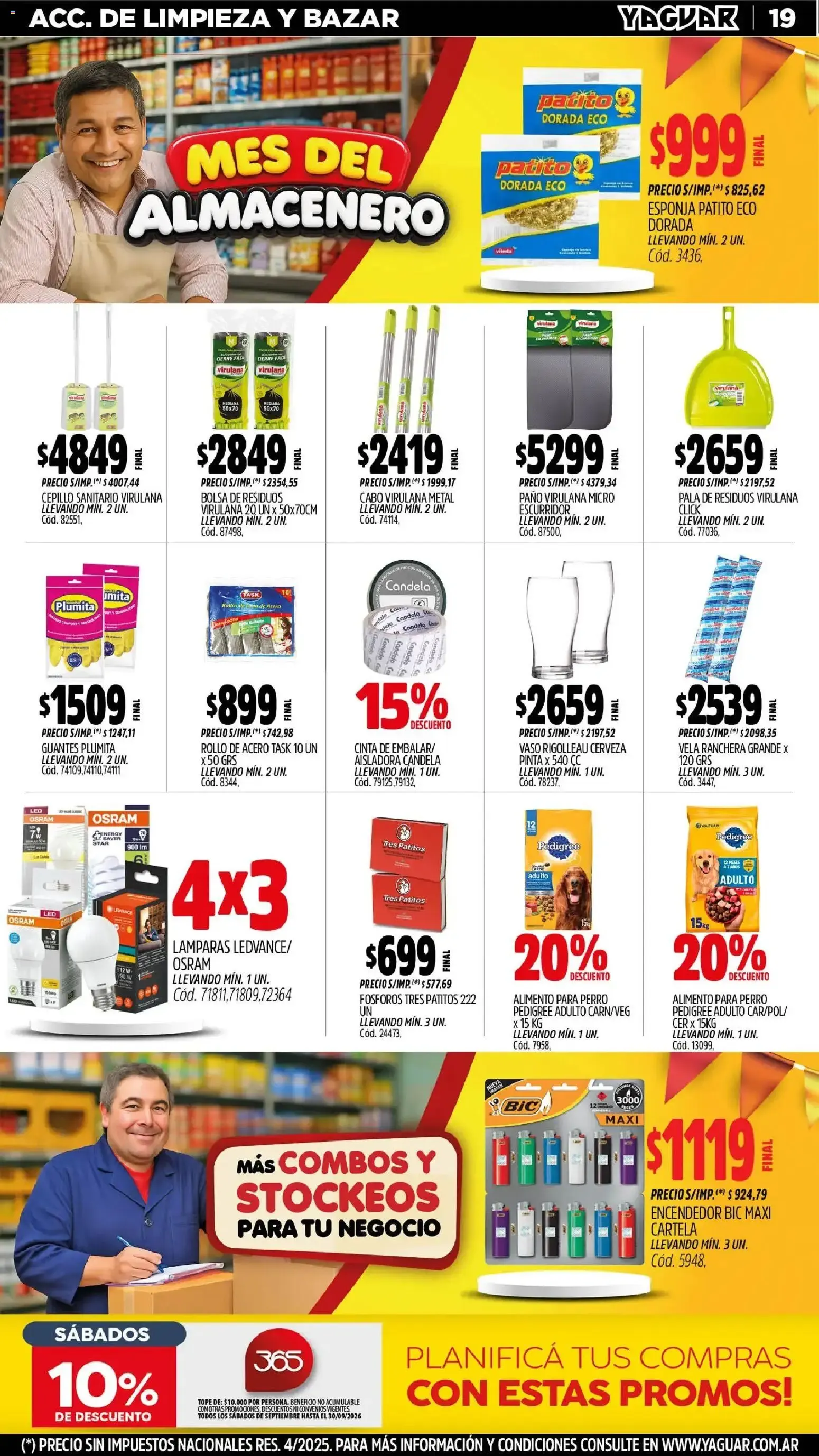 Ofertas de Mayorista Yaguar - Mes del Almacenero 31 de agosto al 6 de septiembre 2026 - Página 19 del catálogo