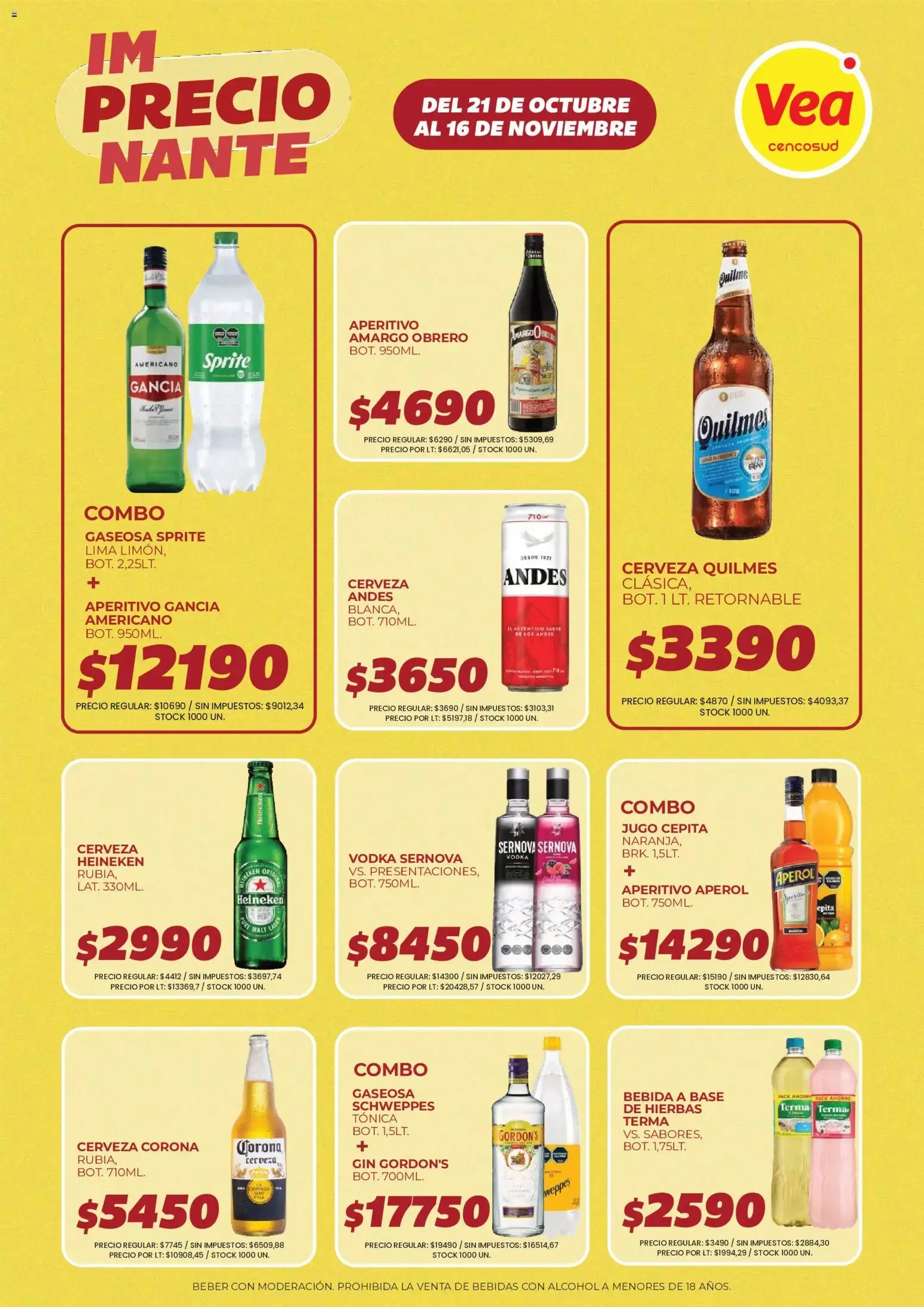 Ofertas de Vea - ImPRECIOnante Cuyo del 21/10/2026 - 16/11/2026 21 de octubre al 16 de noviembre 2026 - Página 9 del catálogo