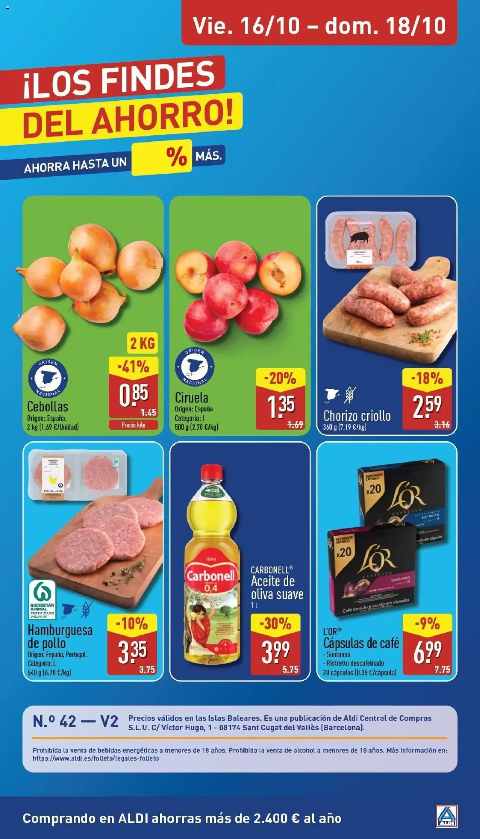 Catálogo de Aldi folleto Baleares del 12/10/2026 | Catálogo 12 de octubre al 18 de octubre 2026 - Página 29