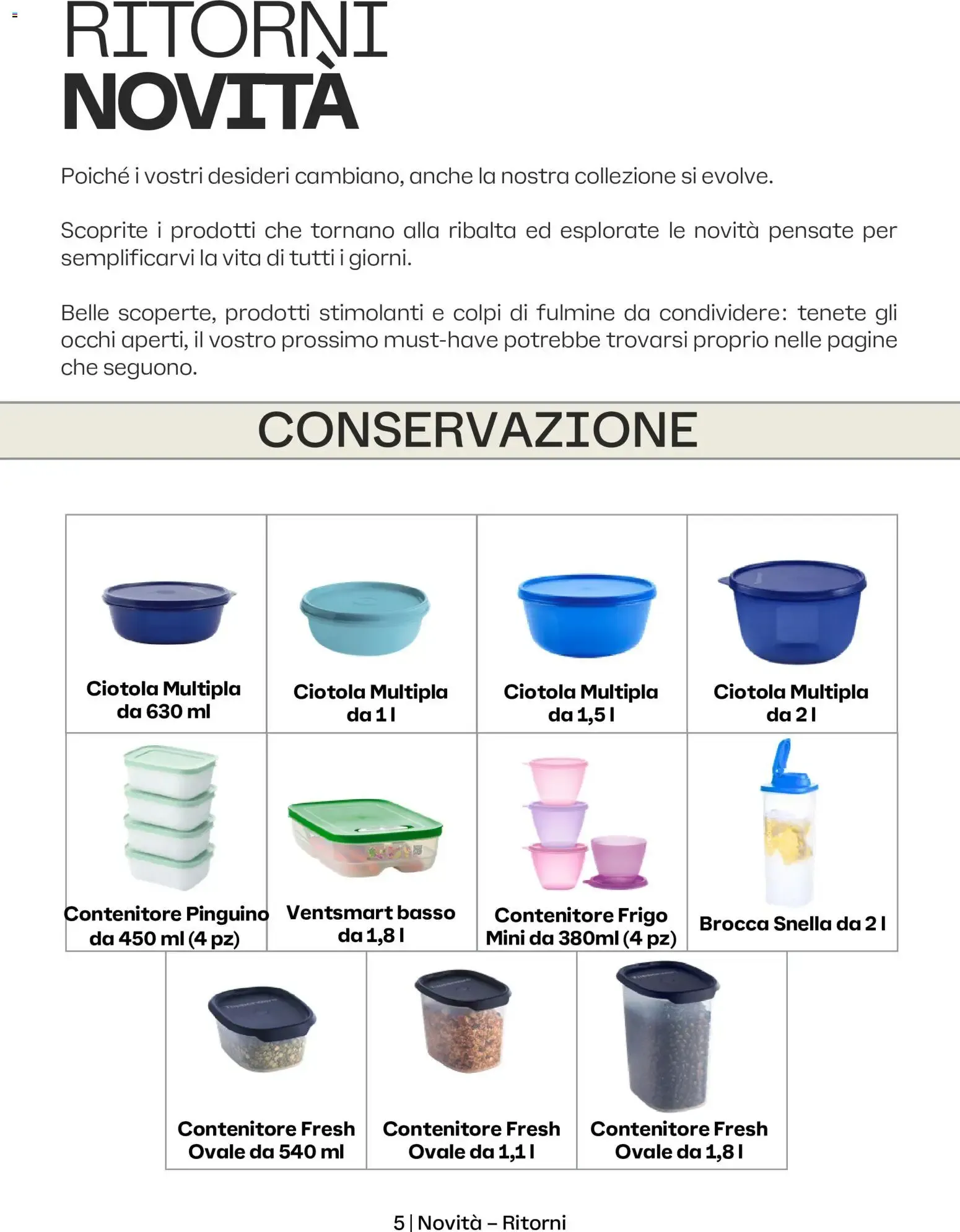 Tupperware Autunno 2026 - Inverno 2027 da 1 ottobre a 31 marzo di 2027 - Pagina del volantino 5