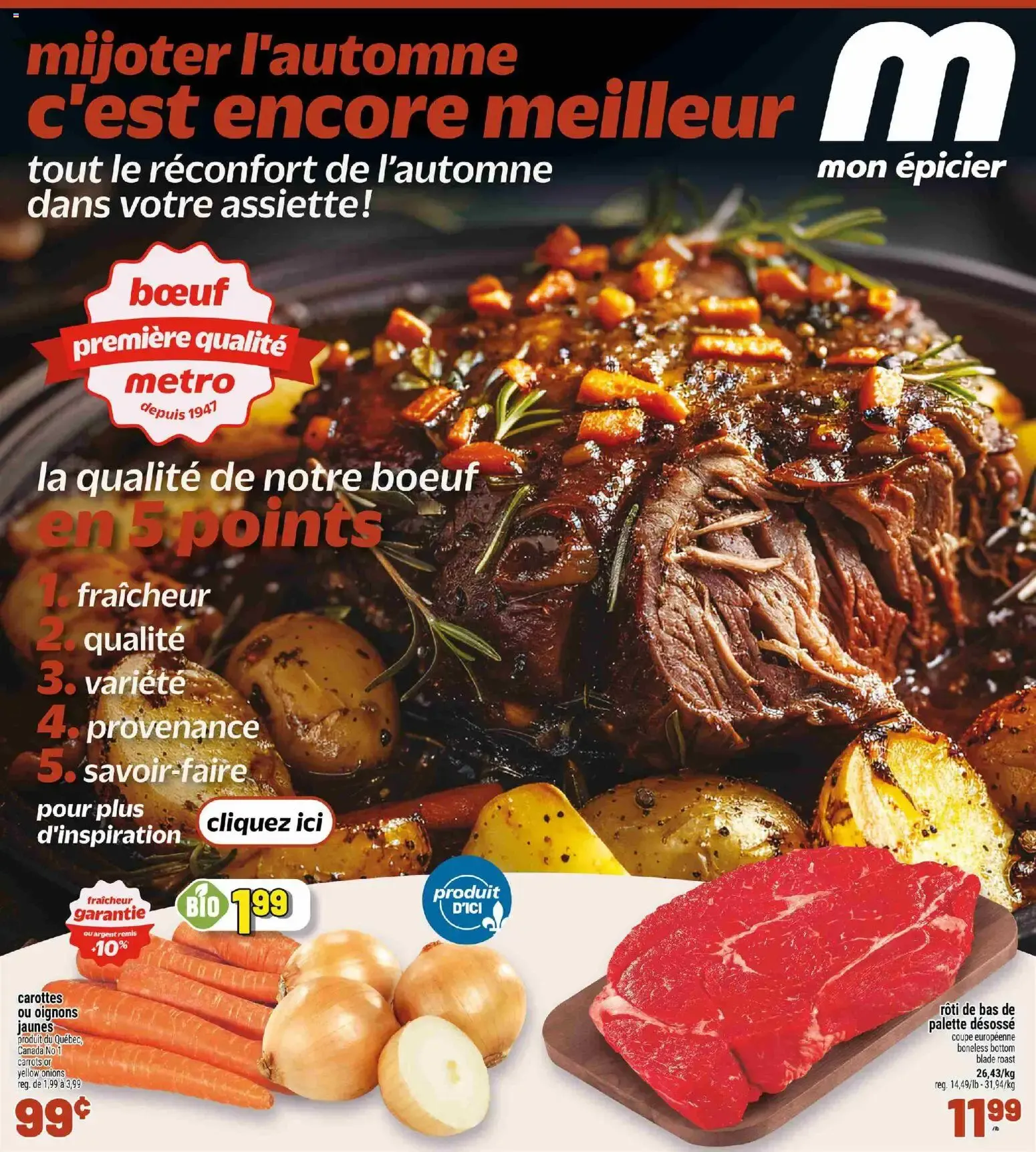 Mon épicier Metro - Mijoter l'automne