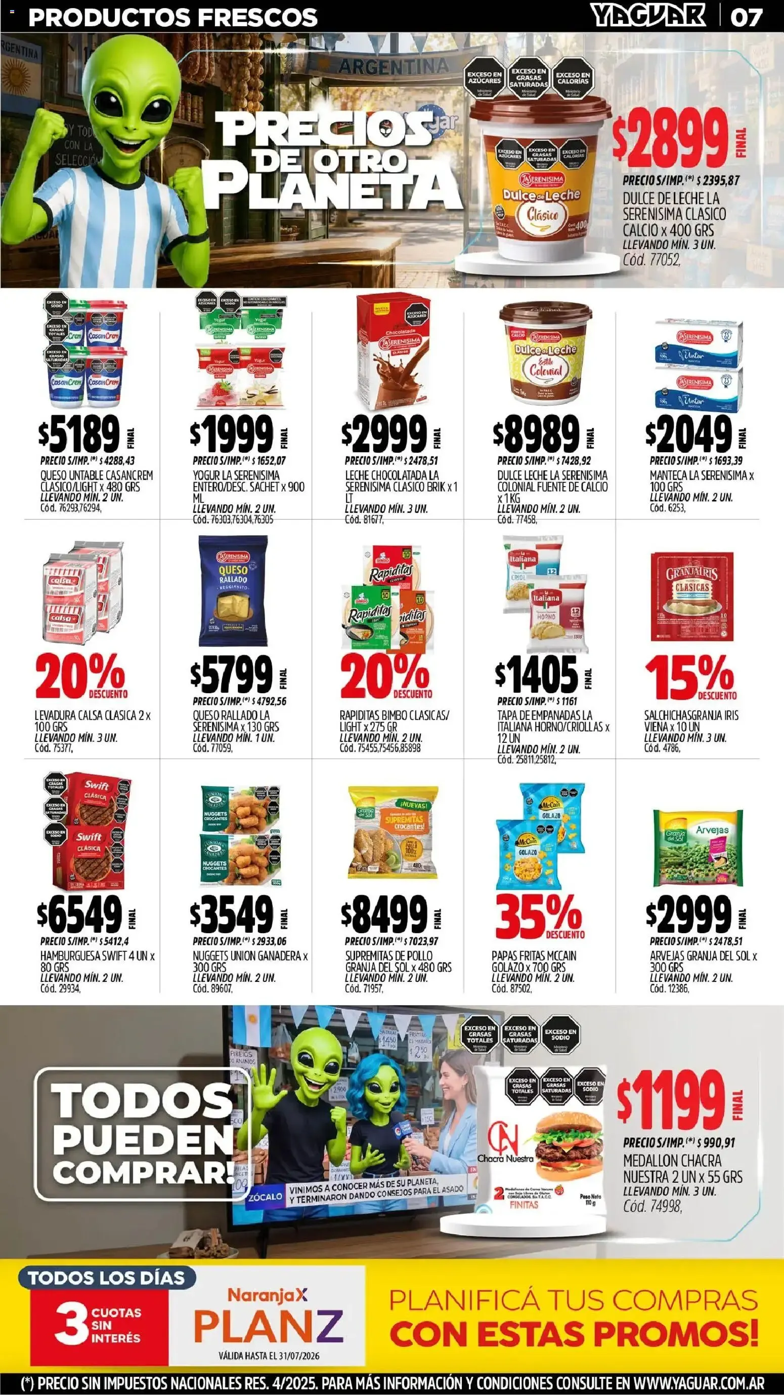 Ofertas de Yaguar - Oferta Semanal San Juan del 29/06/2026 - 04/07/2026 29 de junio al 4 de julio 2026 - Página 8 del catálogo