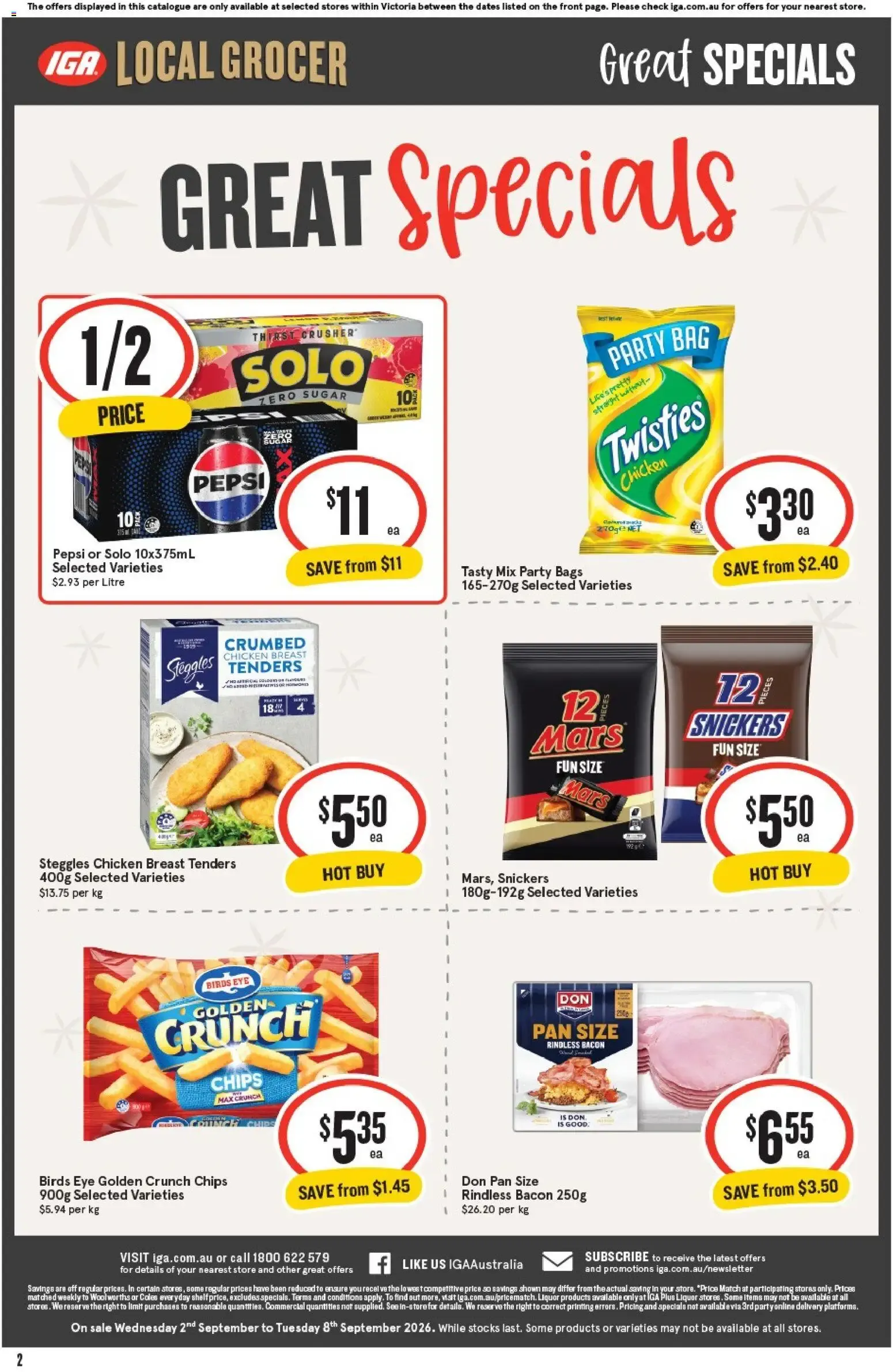 IGA Local Grocer - Catalogue valid from 2 September to 8 September 2026 - page 3