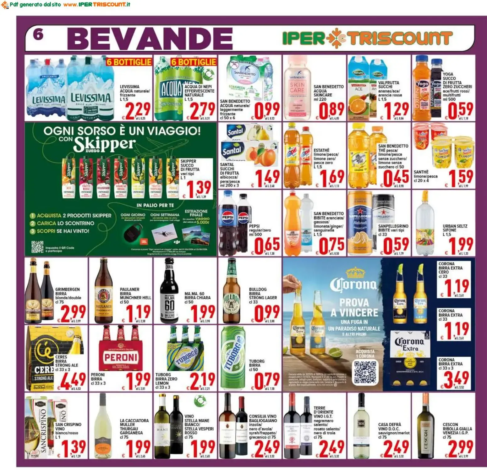 Ipertriscount volantino dal 12/08/2026 - online Offerte da 12 agosto a 20 agosto di 2026 - Pagina del volantino 6
