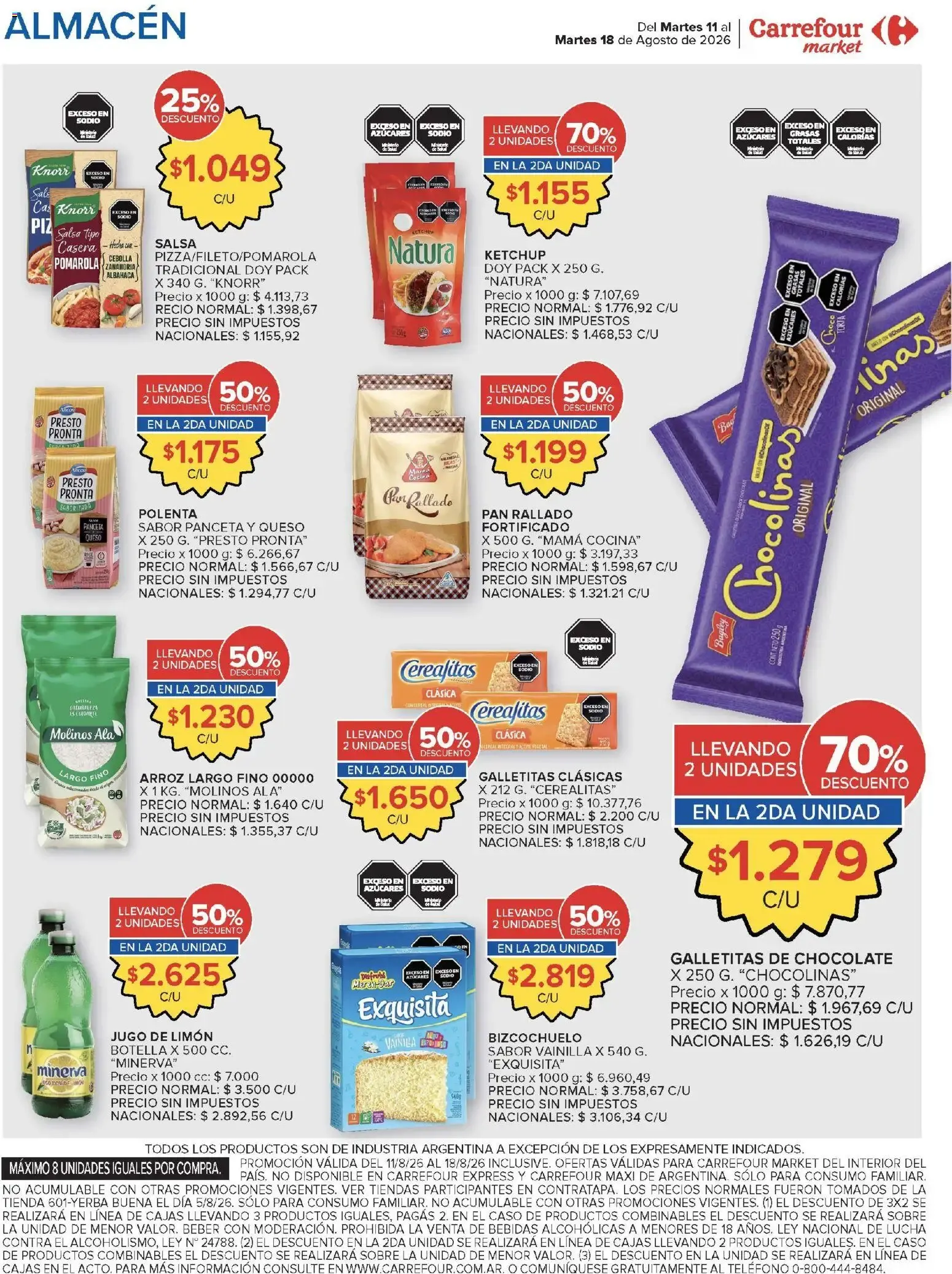 Ofertas de Carrefour ofertas || del 11/08/2026 - 18/08/2026 || Promociones 11 de agosto al 18 de agosto 2026 - Página 38 del catálogo