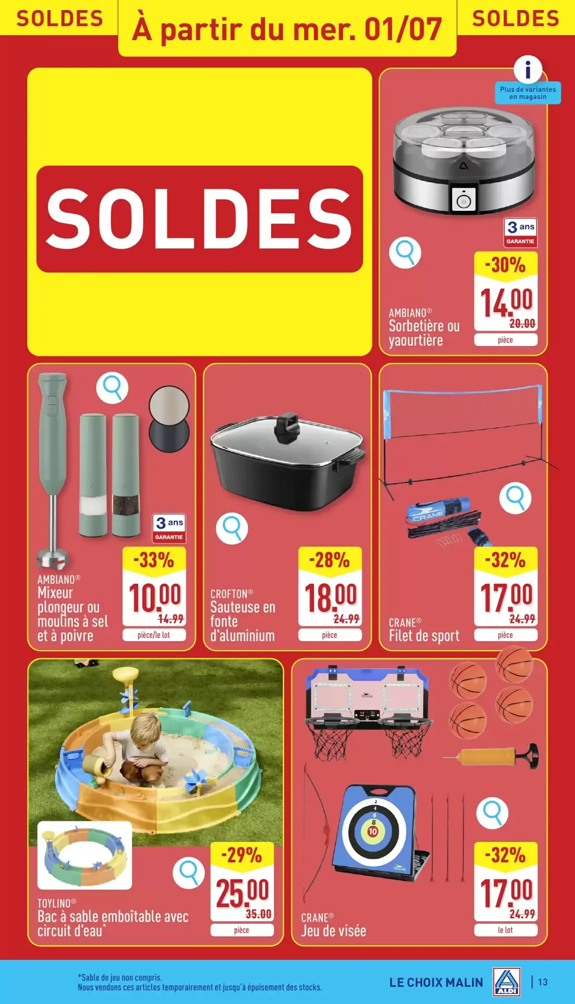 ALDI Dépliant week 27 van 29 juni tot 4 juli 2026 - folder pagina 13