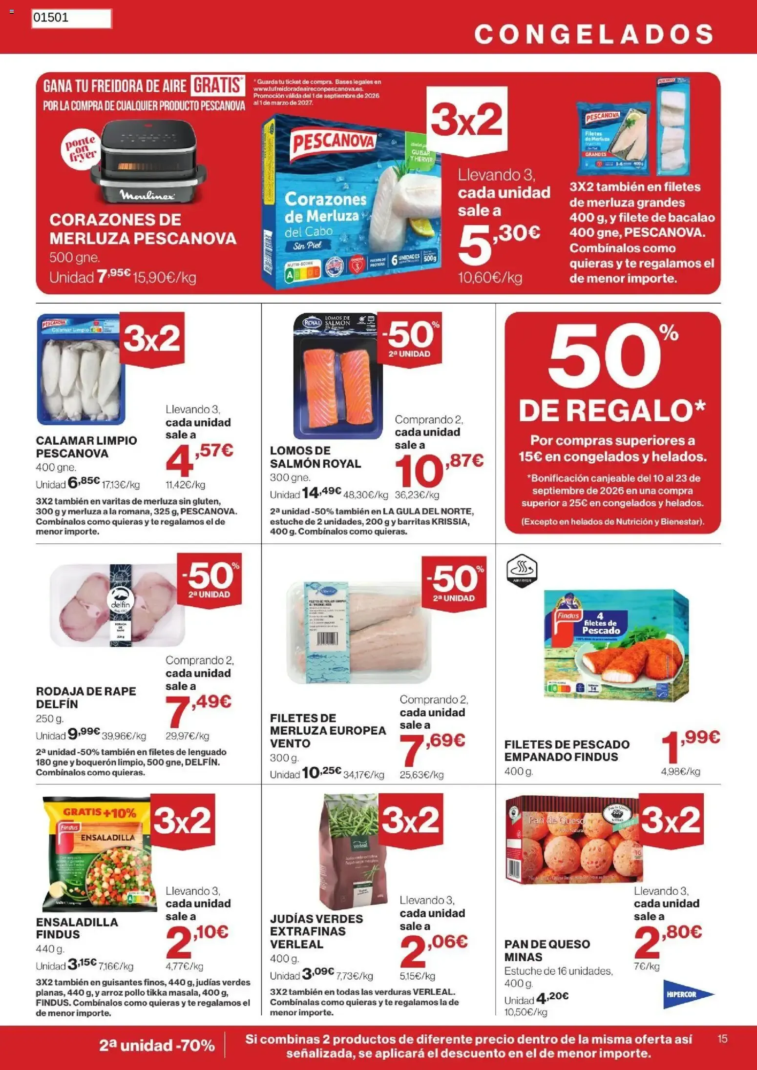 Catálogo de Hipercor: 3x2 en miles de productos para tu vuelta a casa 26 de agosto al 9 de septiembre 2026 - Página 15