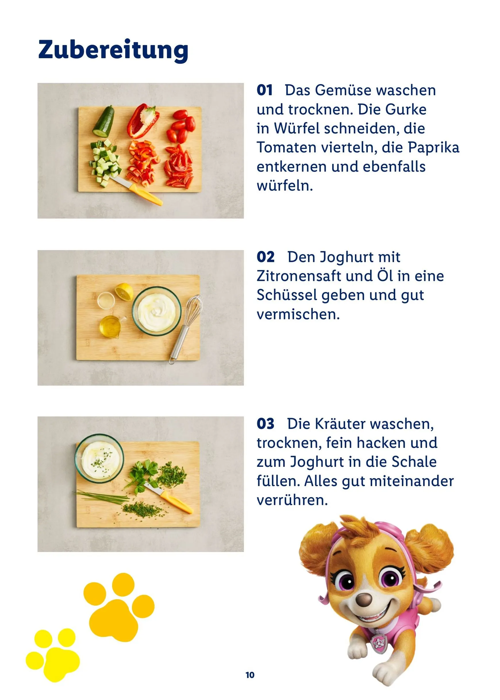 PAW Patrol Rezeptheft von 20. Juli bis 23. August 2026 - Prospekt seite 10