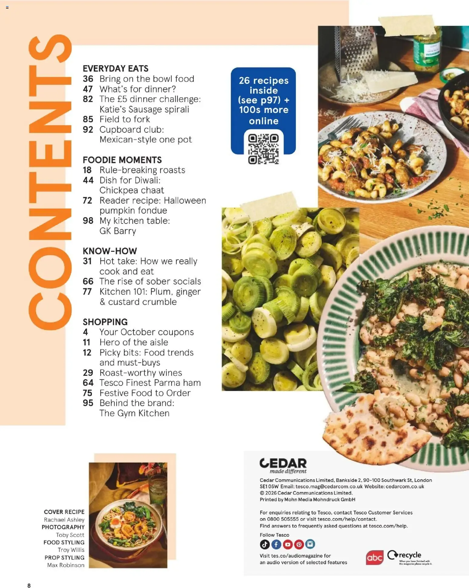 Tesco Magazine October 2026 (01/10/2026 - 31/10/2026) - Offers Online from 1 October to 31 October 2026 - Catalogue Page 8