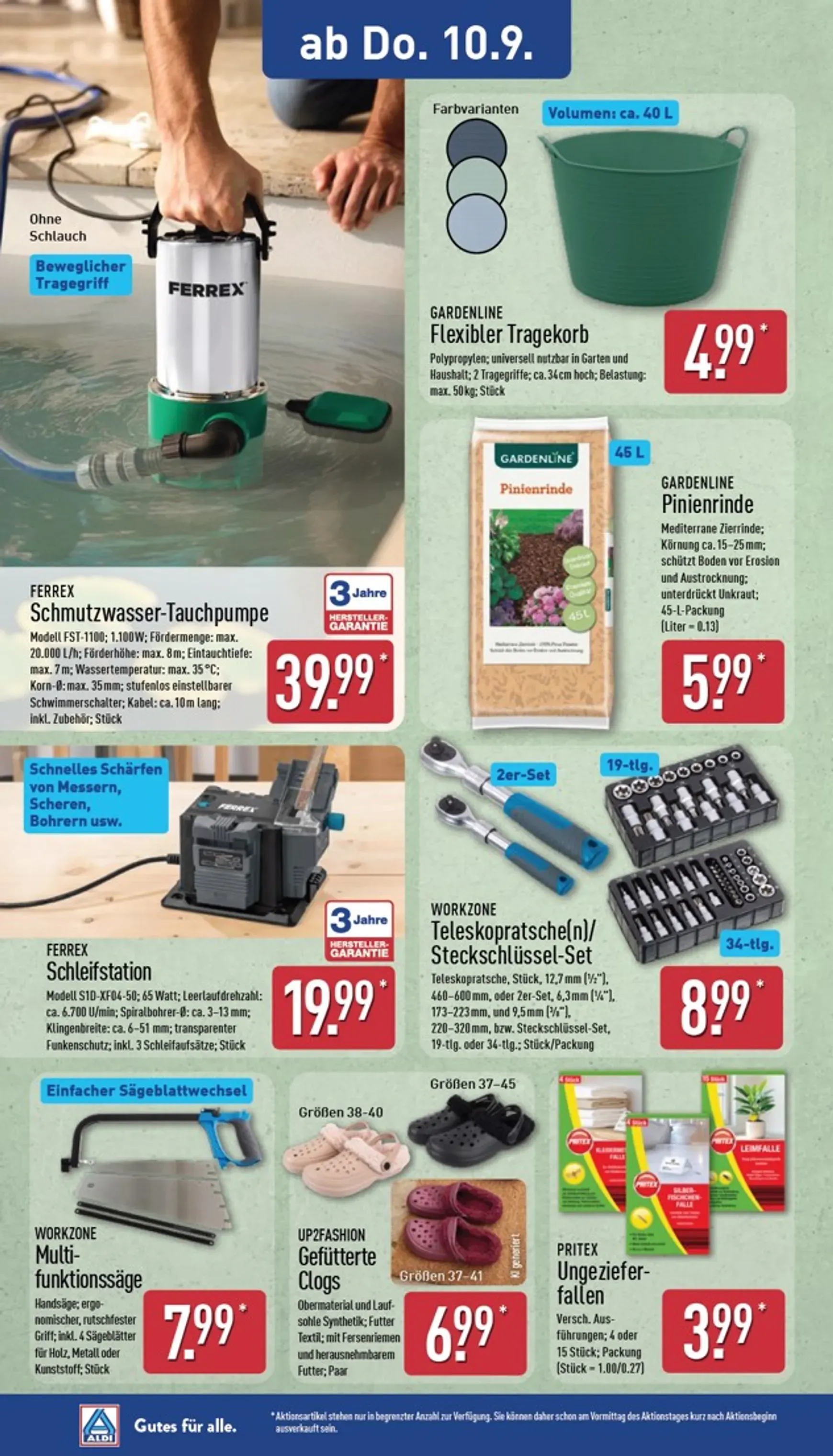 ALDI NORD - Ausblick Prospekt nächste Woche – von Montag 07.09.2026 bis Samstag 12.09.2026 von 7. September bis 12. September 2026 - Prospekt seite 10