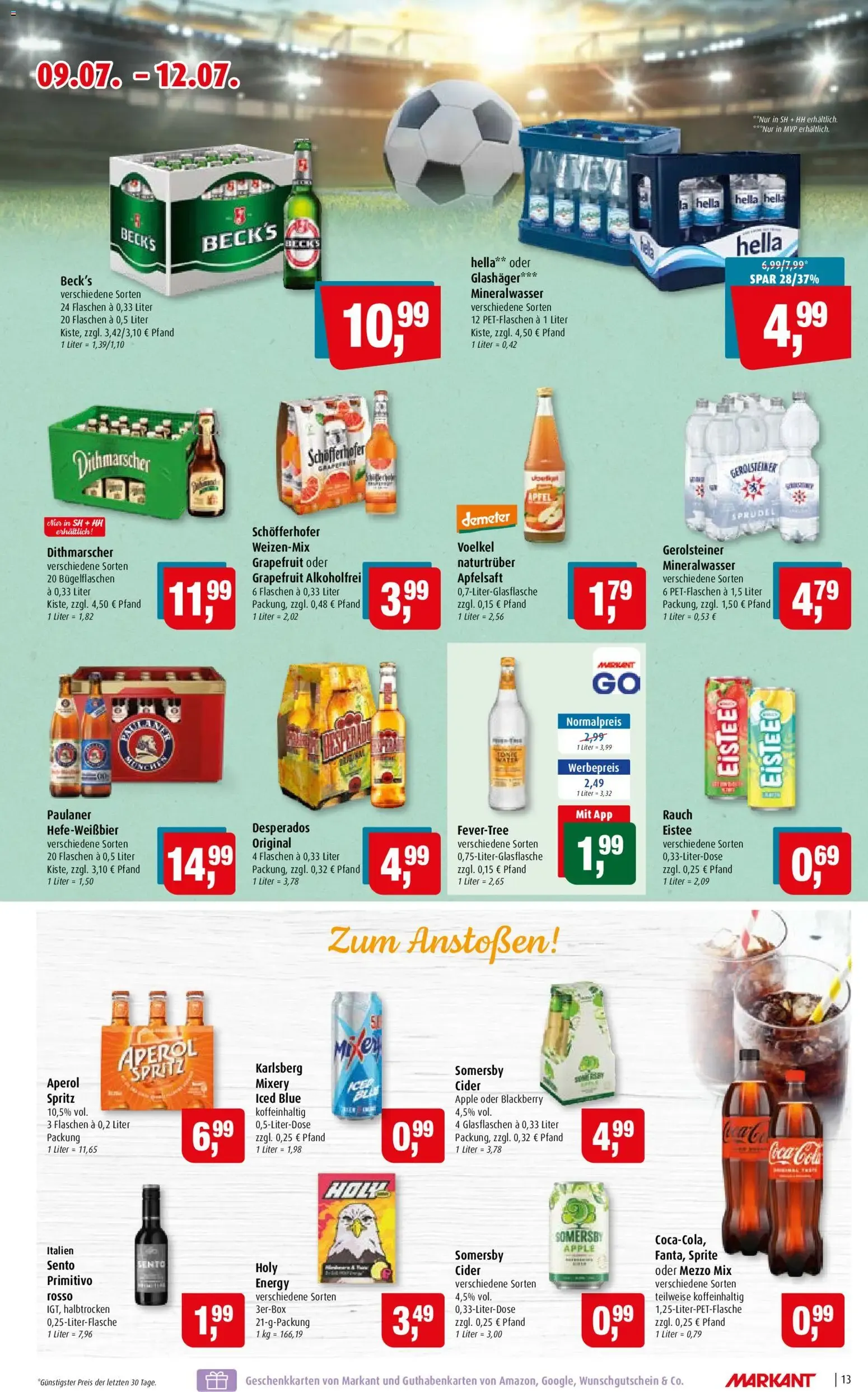 Markant Prospekt (ab 06.07.2026) zum Blättern von 6. Juli bis 11. Juli 2026 - Prospekt seite 13