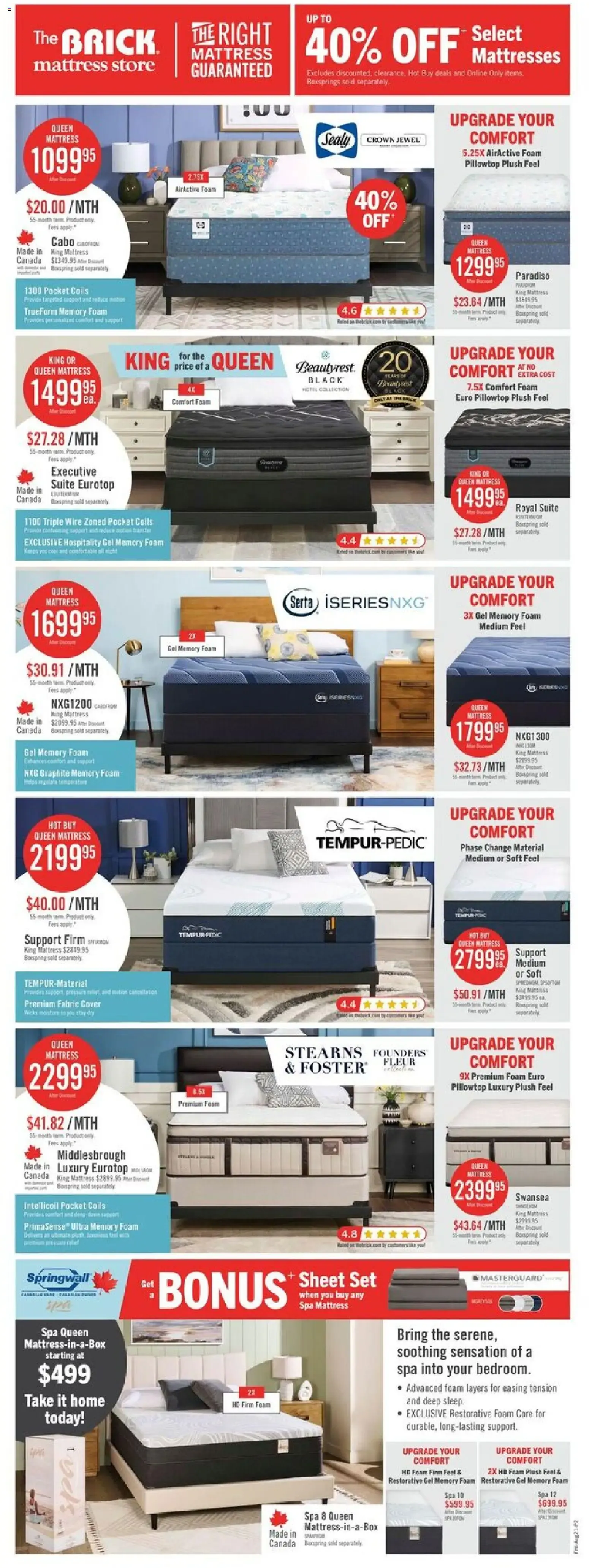 Sleep Better Sale from August 20 to September 2 2026 - flyer page 4