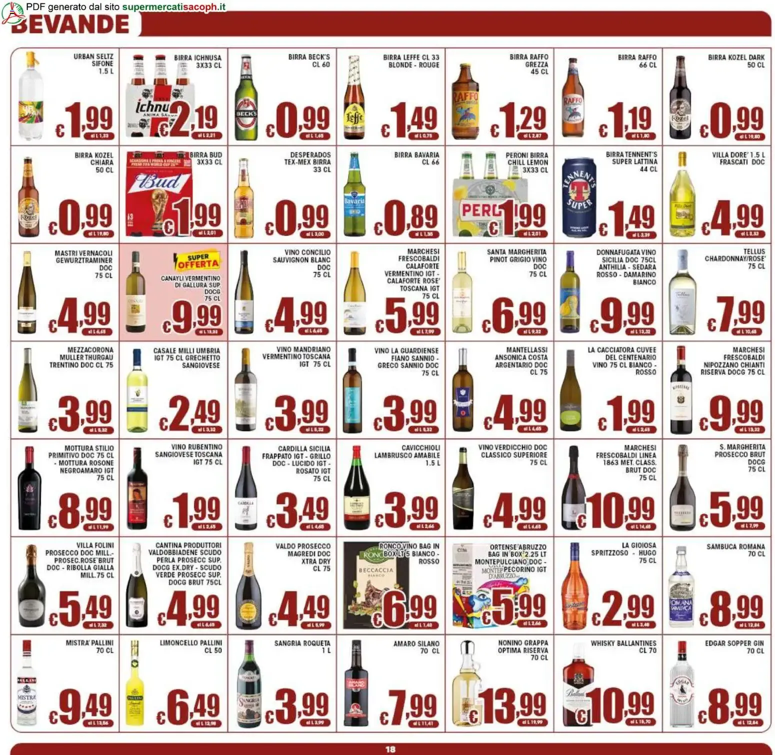 Sacoph volantino dal 01/07/2026 - online Offerte da 1 luglio a 9 luglio di 2026 - Pagina del volantino 18