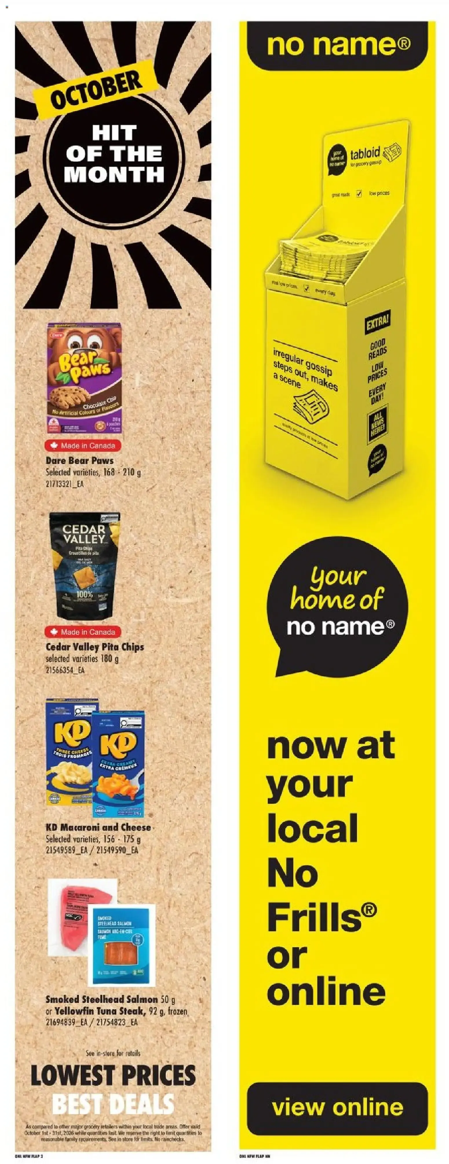 No Frills Flyer Prices Effective from October 29 to November 4 2026 - flyer page 15