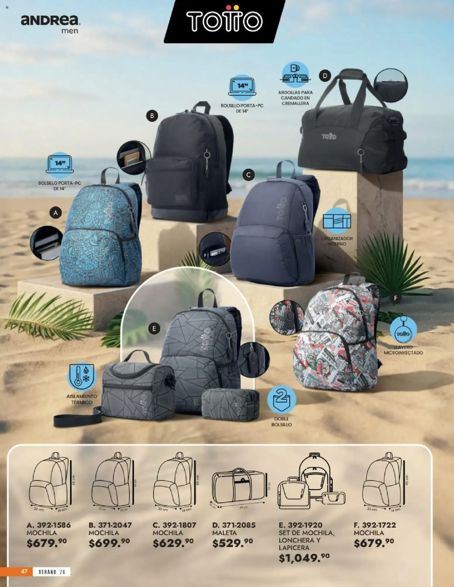 Catálogo de Andrea Verano 26 Accesorios 24 de mayo al 31 de diciembre 2026 - Pagina 47