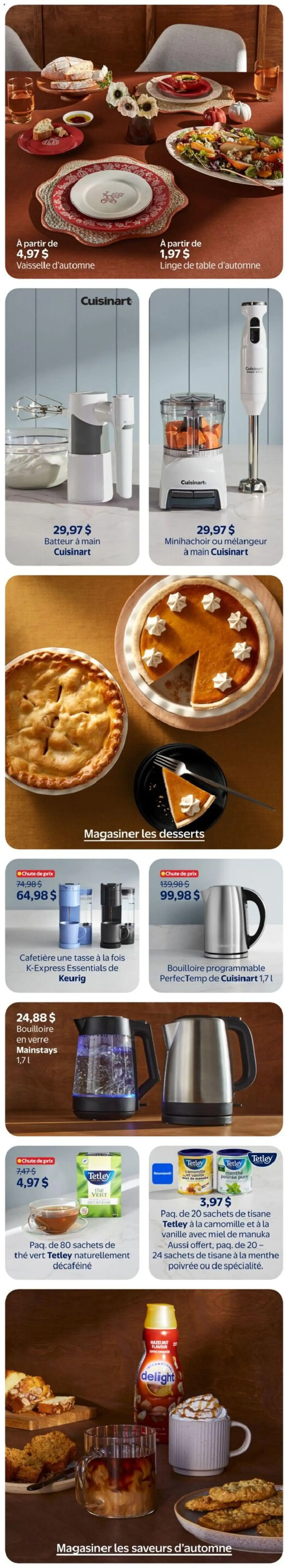Walmart circulaire - Prêts pour l´automne from Sep 10, 2026 > weekly specials & deals from September 10 to October 21 2026 - flyer page 9