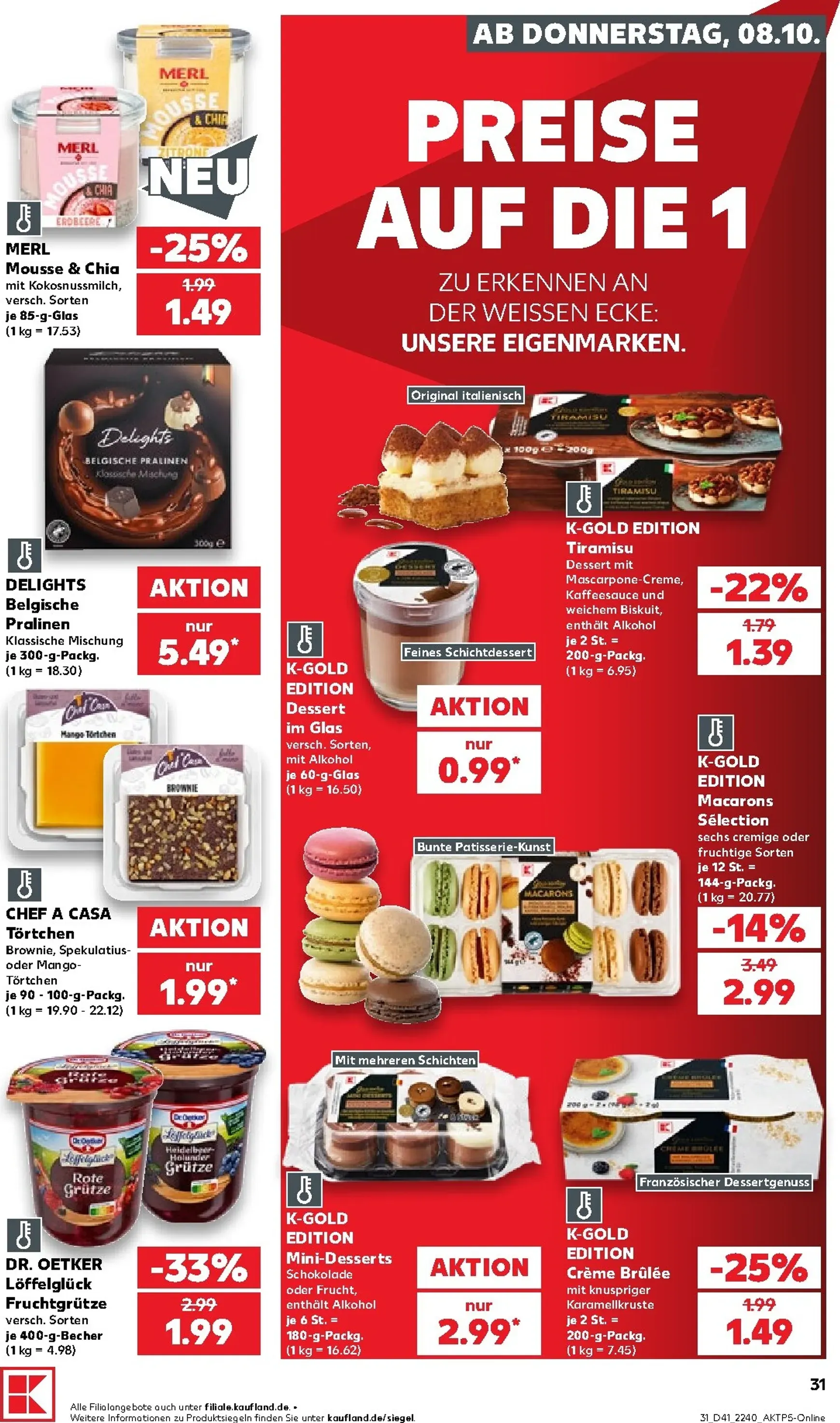 Neuer Kaufland Prospekt – von Donnerstag 08.10.2026 bis Mittwoch 14.10.2026 von 8. Oktober bis 14. Oktober 2026 - Prospekt seite 32