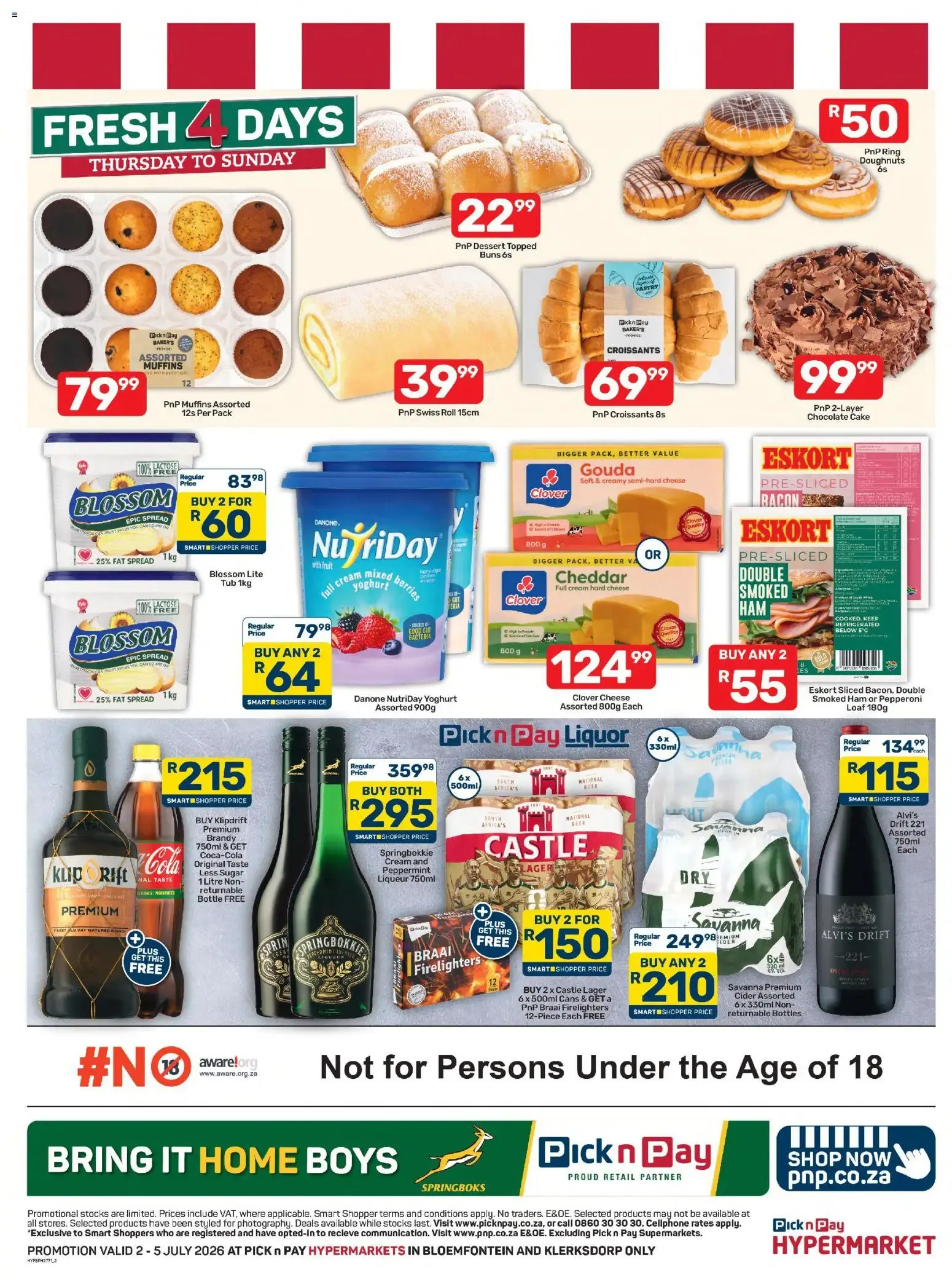 Pick n Pay Free State - Hypermarket Fresh Specials (02/07/2026 - 05/07/2026) Online from 2 July to 5 July 2026 - Catalogue Page 2