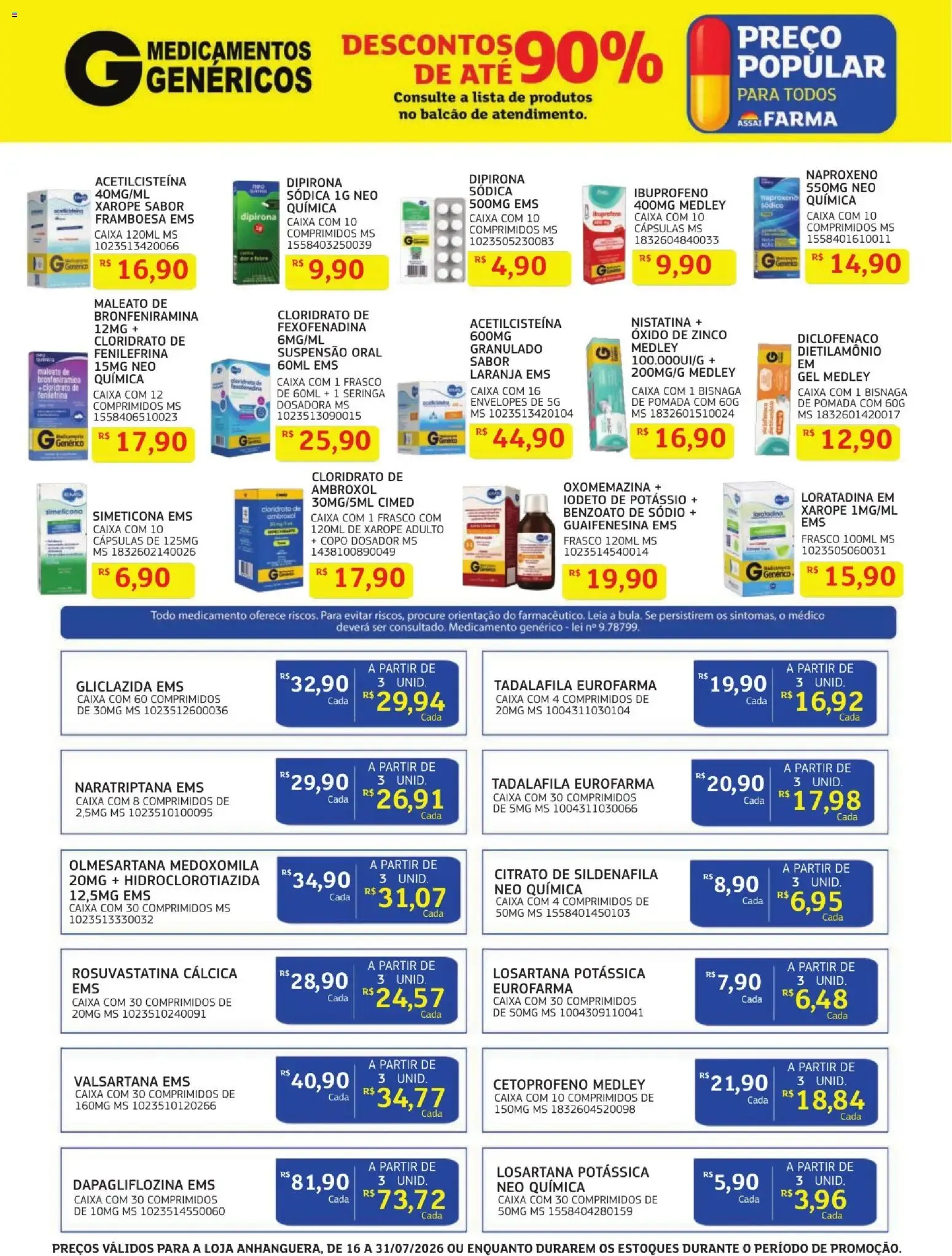 Encarte de Assaí Farma: Produtos de autocuidado e beleza 16 de julho até 31 de julho 2026 - Pagina 3