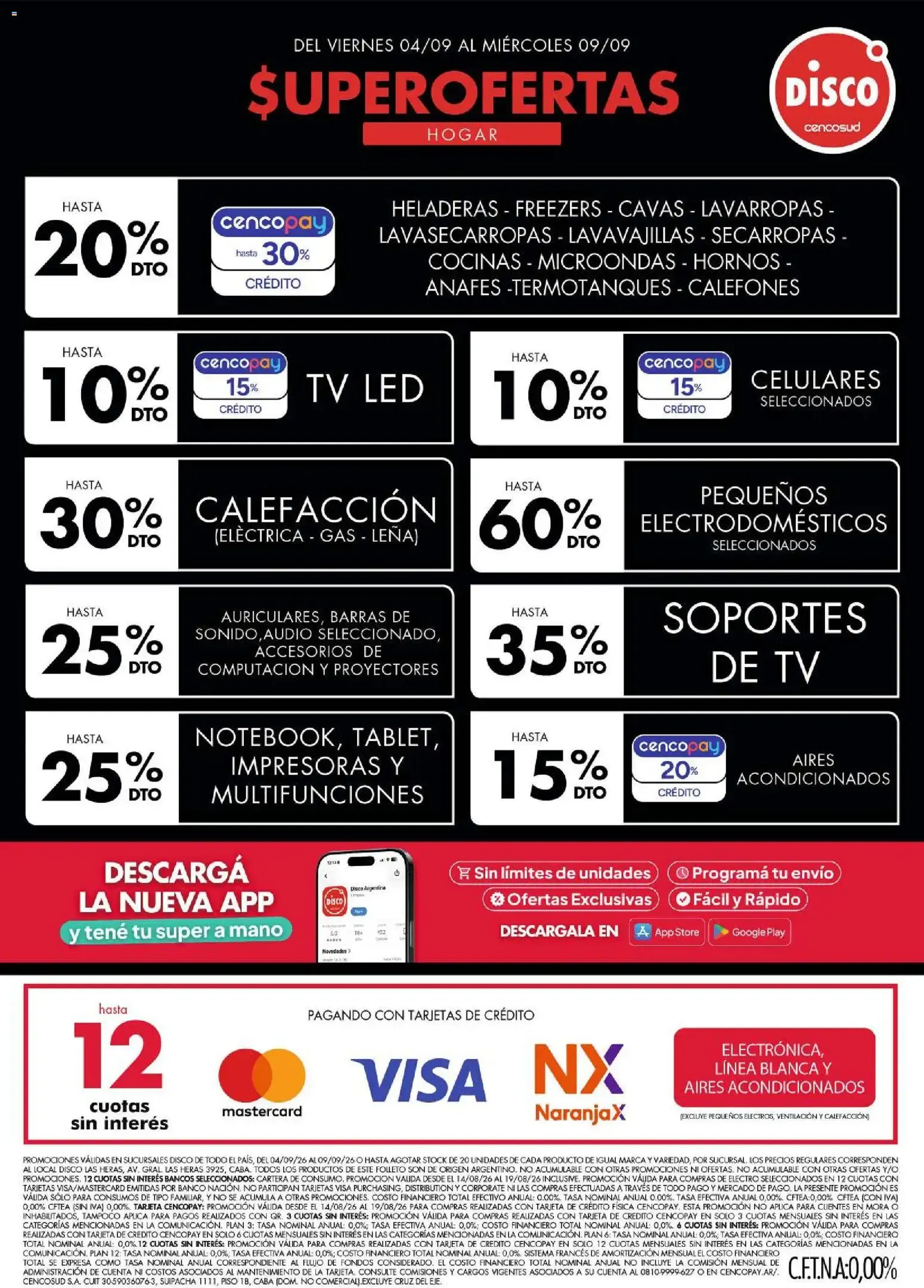 Ofertas de Disco - Superofertas Hogar 4 de septiembre al 9 de septiembre 2026 - Página 1 del catálogo
