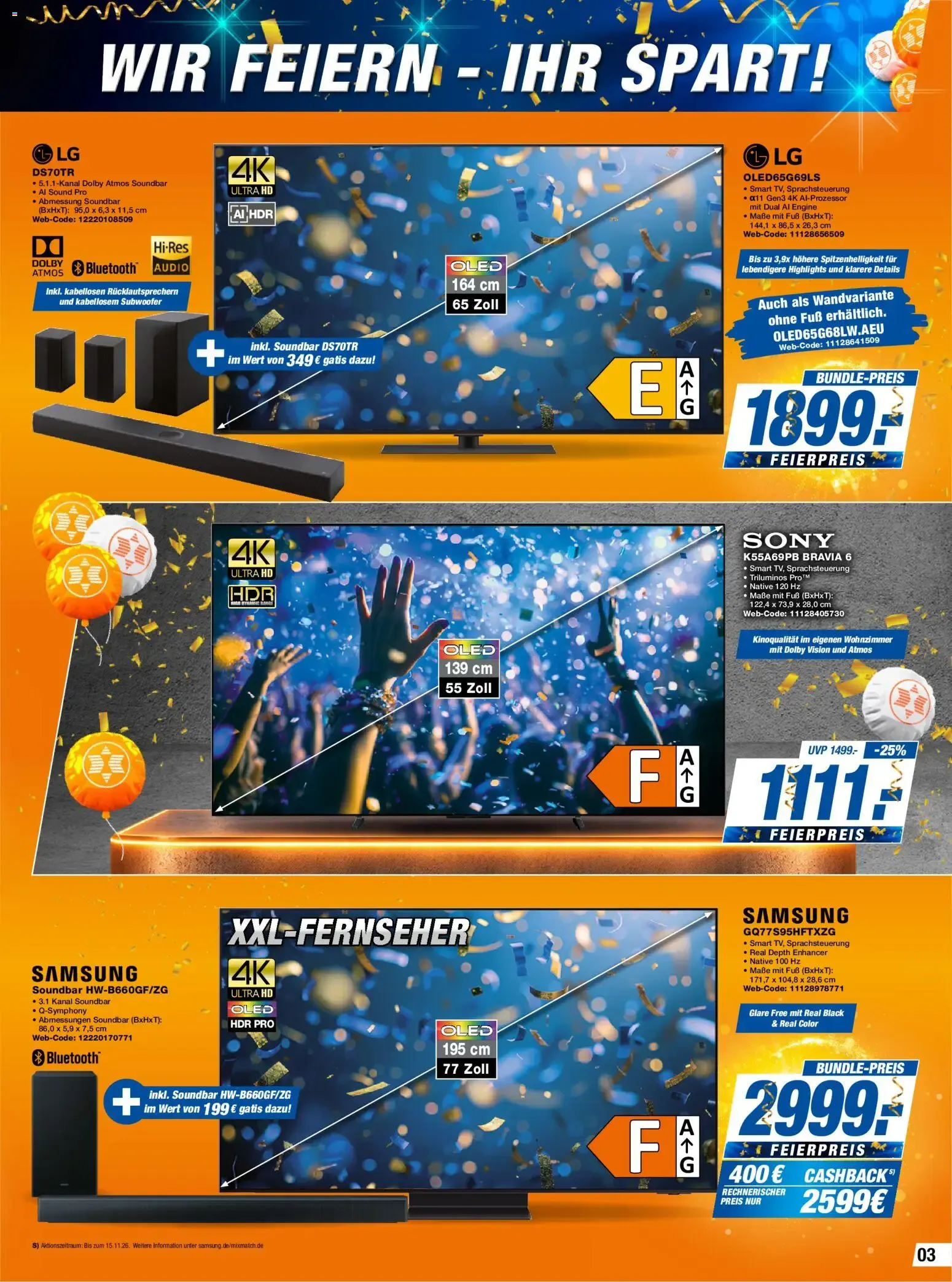 RIESEN SPARBURTSTAG von 9. Oktober bis 15. Oktober 2026 - Prospekt seite 3
