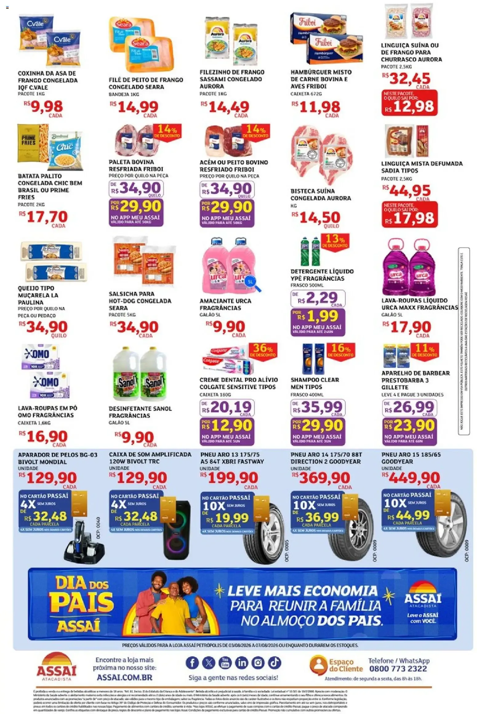 Encarte de Assaí Atacadista ofertas - RJ 3 de agosto até 7 de agosto 2026 - Pagina 2
