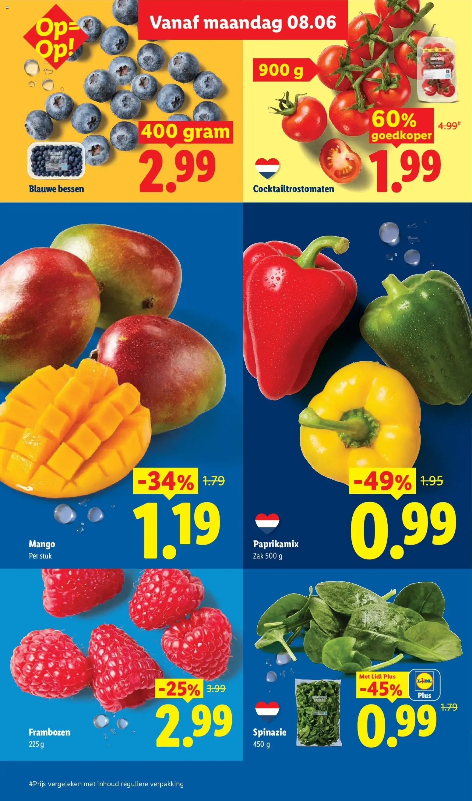 Lidl: De nr. 1 en frutas y verduras. Ofertas varias. van 8 juni tot 14 juni 2026 - Folder pagina 7