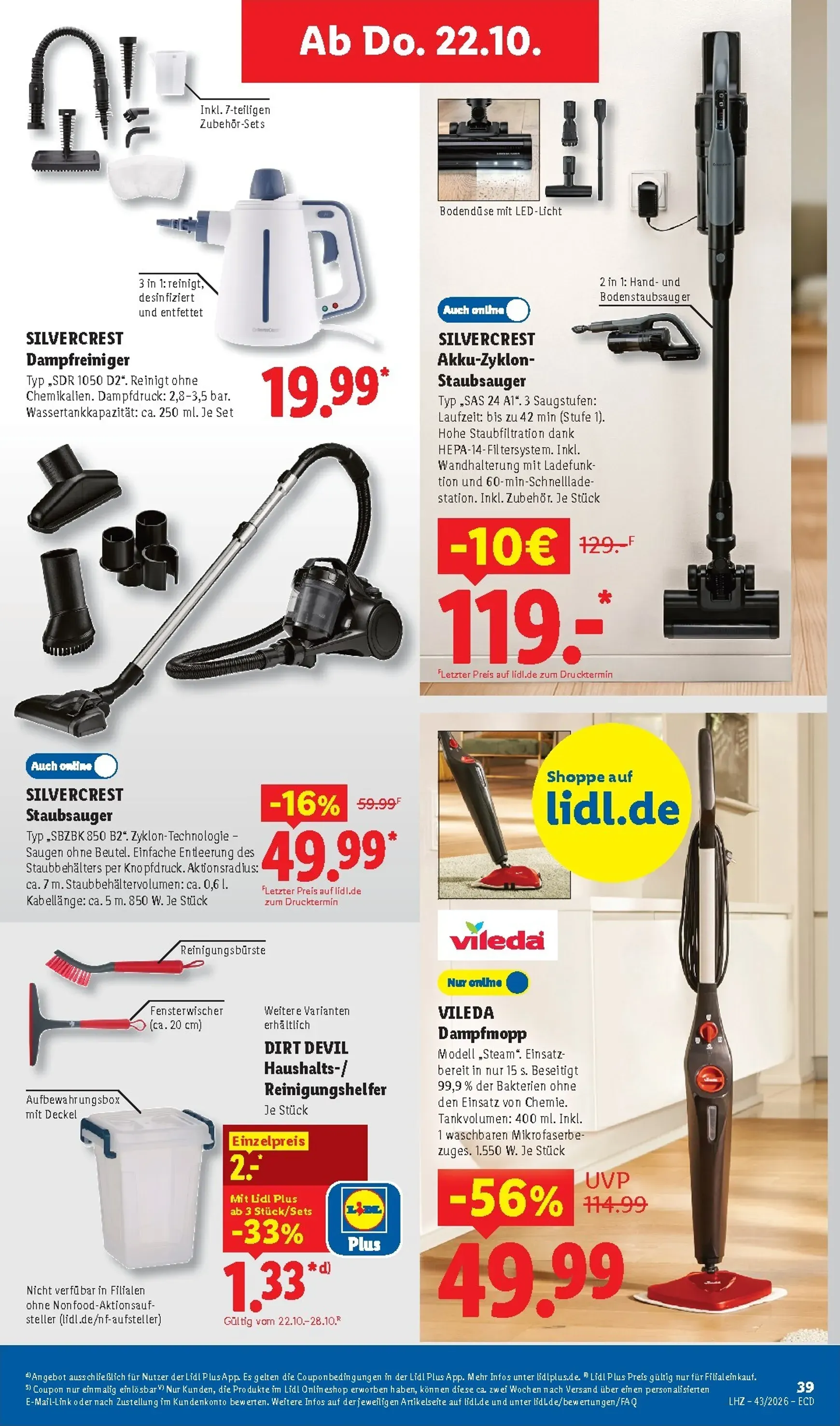 Lidl - Angebot der Woche Prospekt nächste Woche – von Montag 19.10.2026 bis Samstag 24.10.2026 von 19. Oktober bis 24. Oktober 2026 - Prospekt seite 31