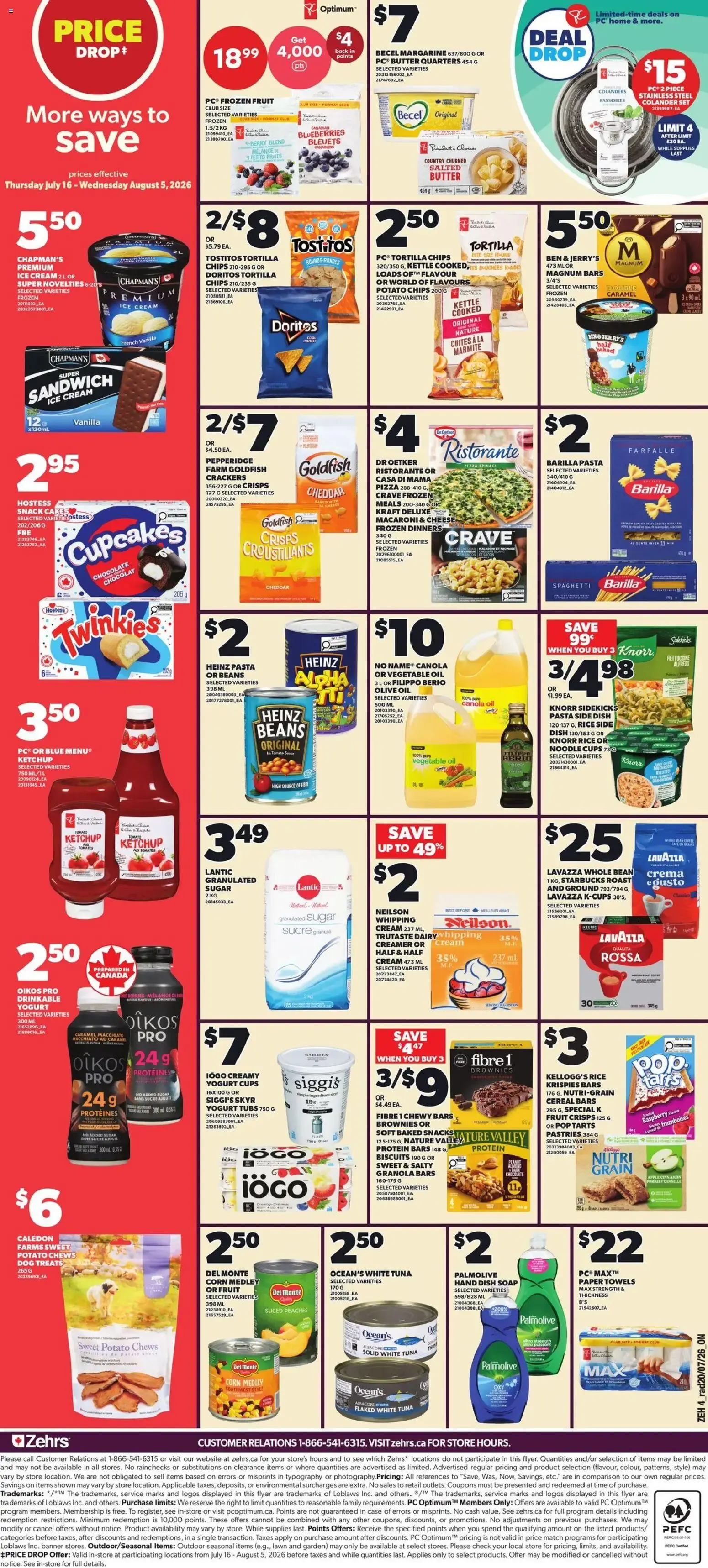 Zehrs weekly flyer / circulaire from Jul 23, 2026 > weekly specials & deals from July 23 to July 29 2026 - flyer page 2